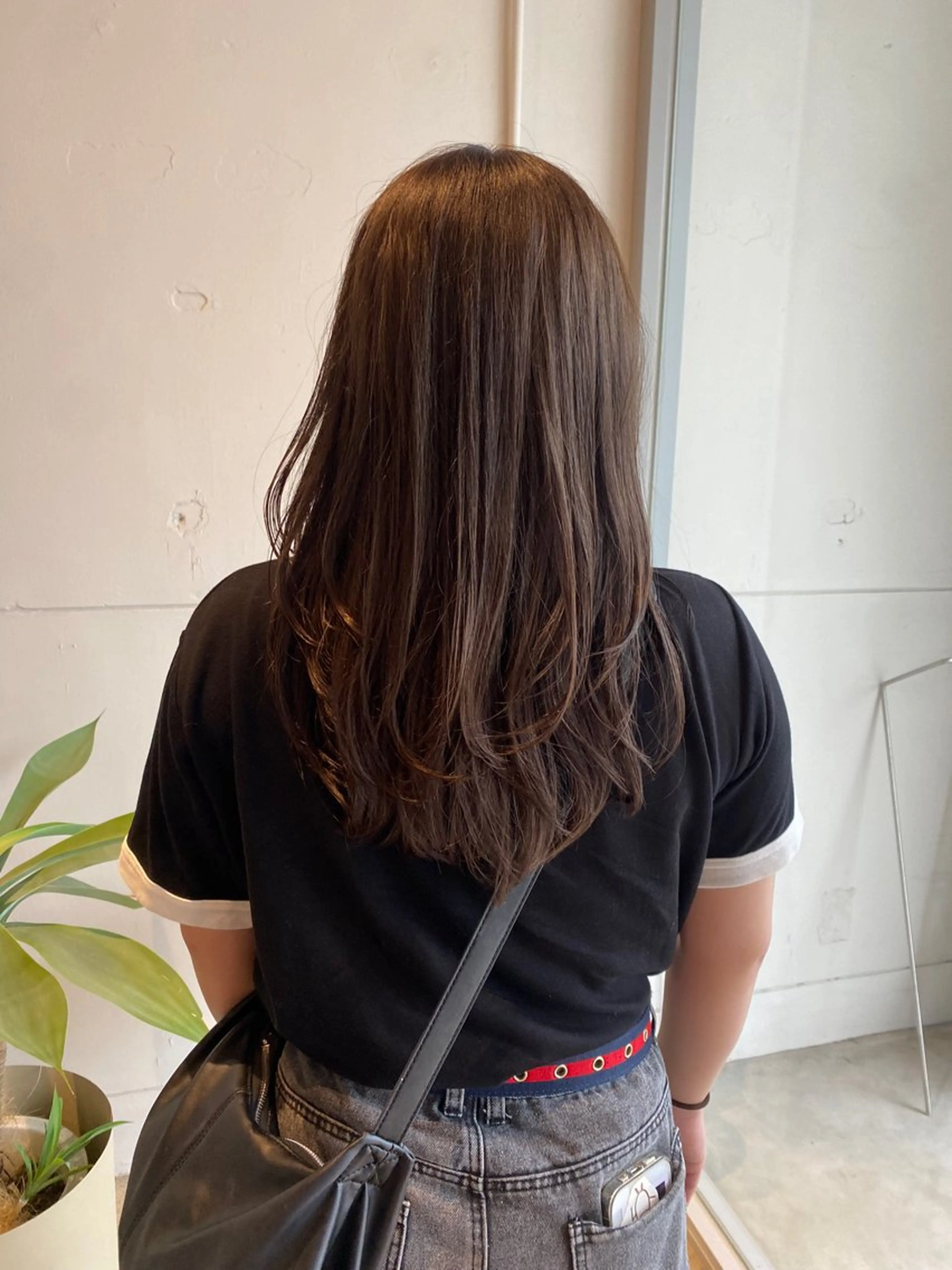 ロング レイヤーカット/ ダブルカラーサクライのヘアスタイル