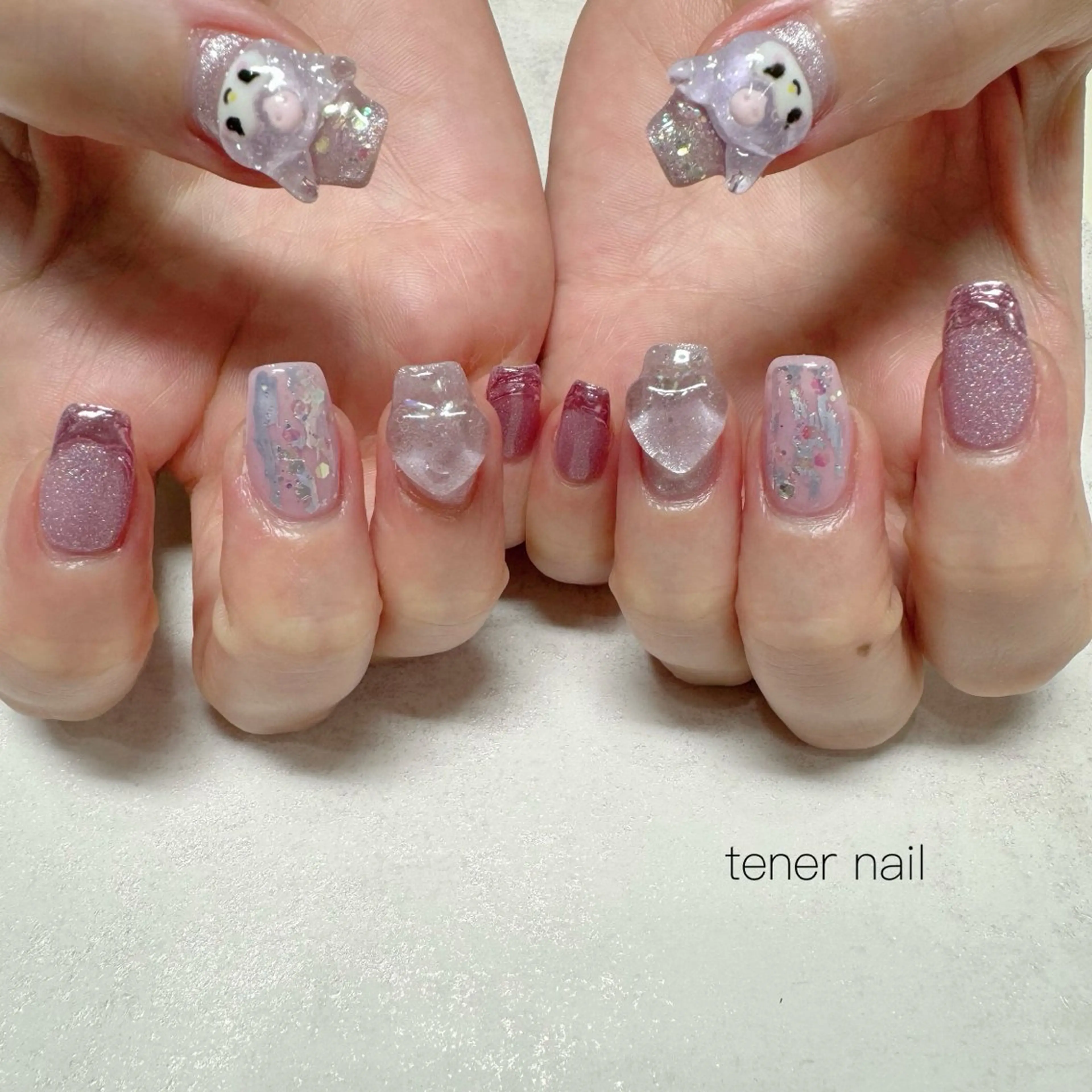 ネイル ピンク ハンドネイル テネルネイル tener nailのネイルデザイン