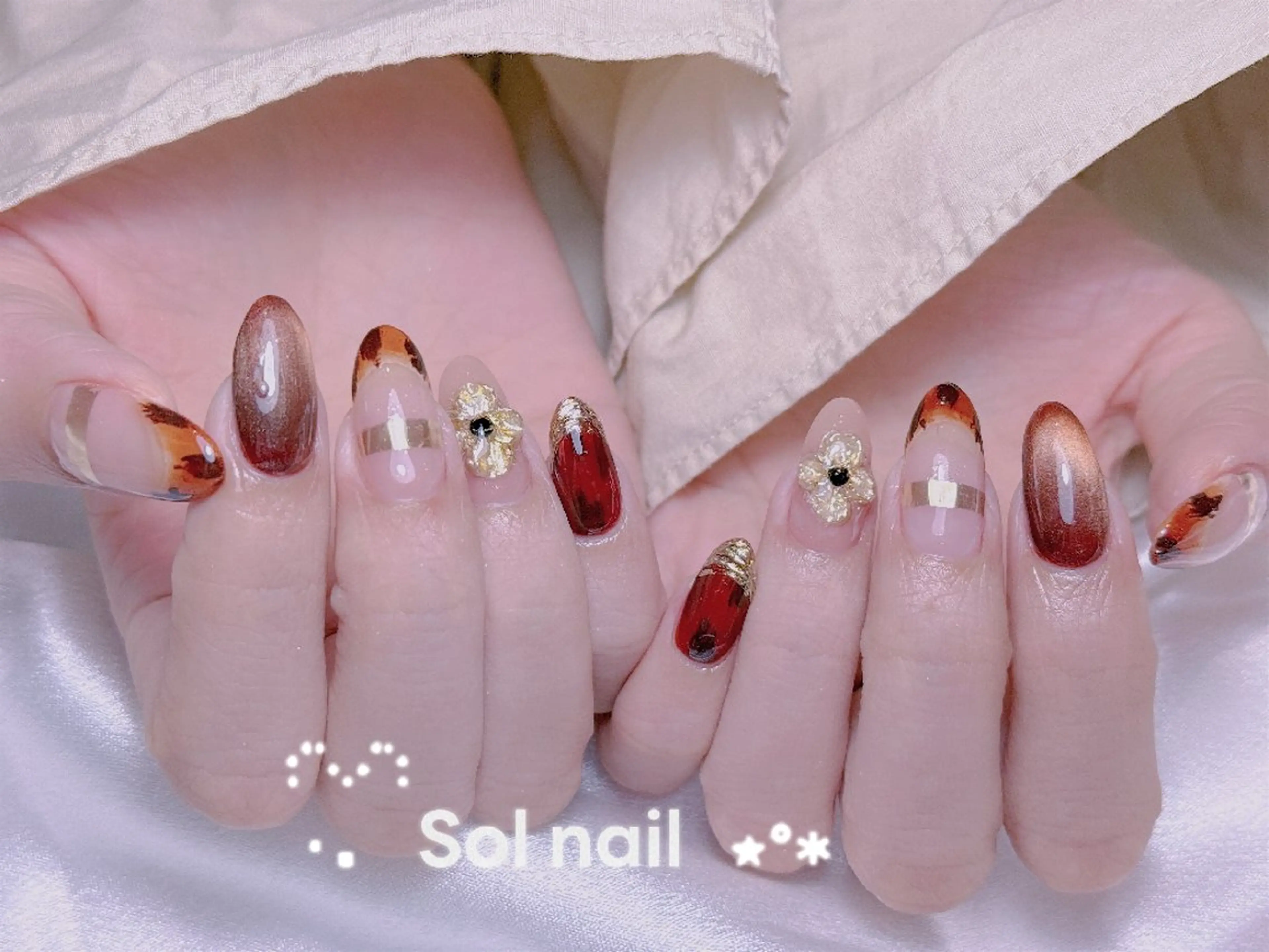 ネイル パラジェル&フィルイン取り扱いサロンSol Nail所属・Sol Nail ミネのネイルデザイン