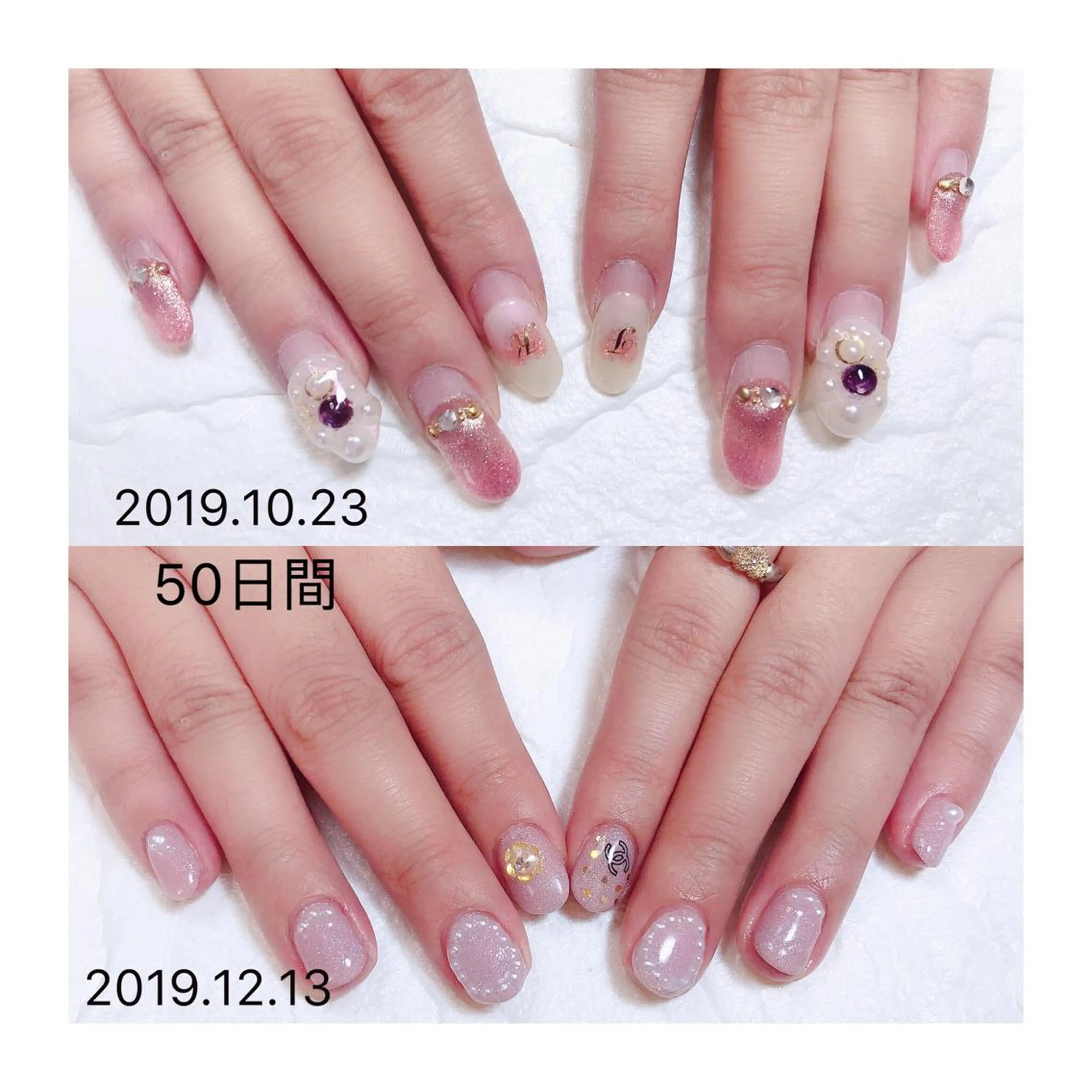 ショート ネイル ジェルネイル ラメ(グリッター) ニュアンスネイル オフィスネイル ワンカラーネイル ハンドネイル 👑enen style👑のネイルデザイン