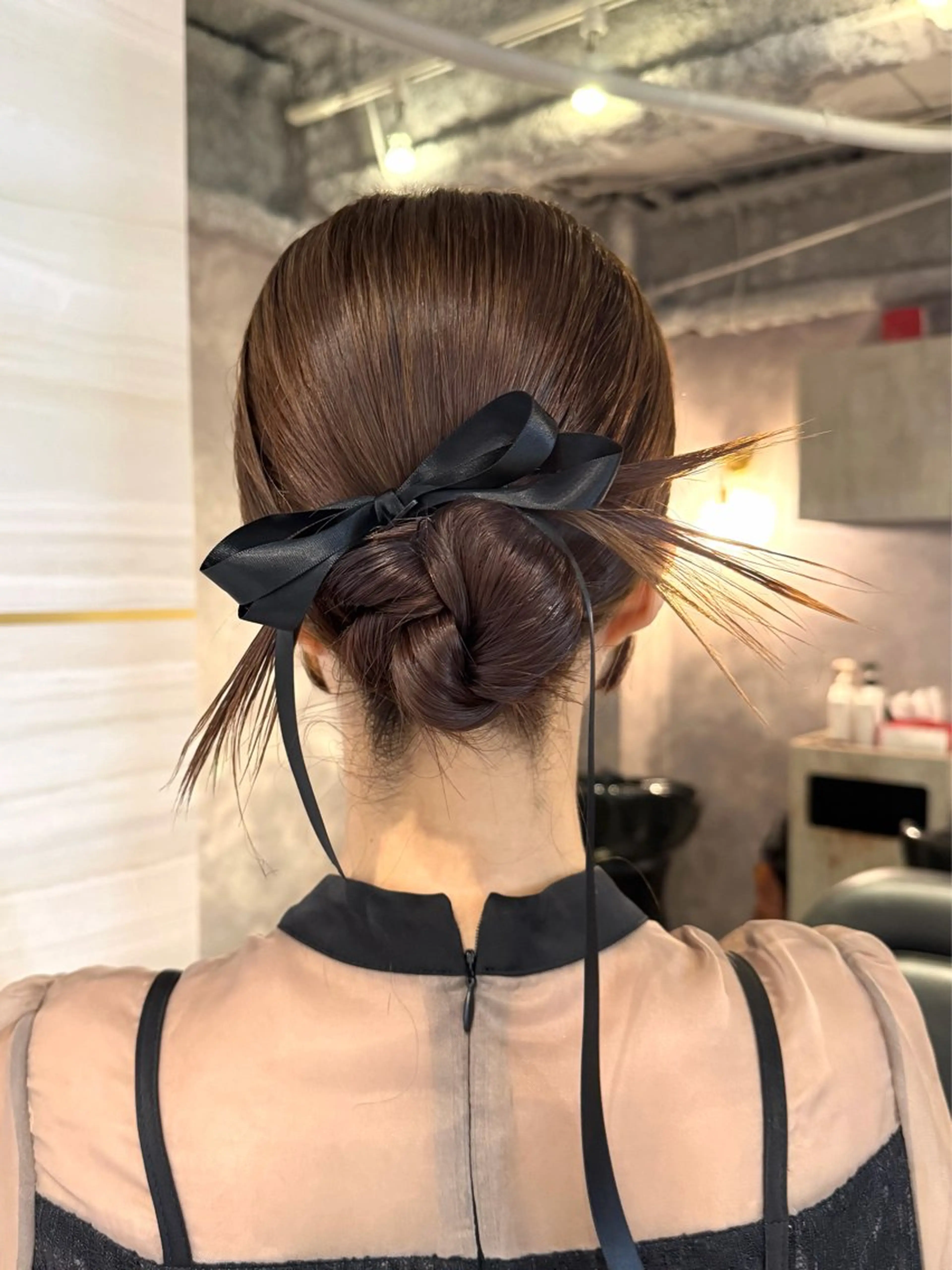 ロング ヘアアレンジ ヘアセット 🩶鈴木茉奈🩶艶髪 /透明感/暖色カラーのヘアスタイル