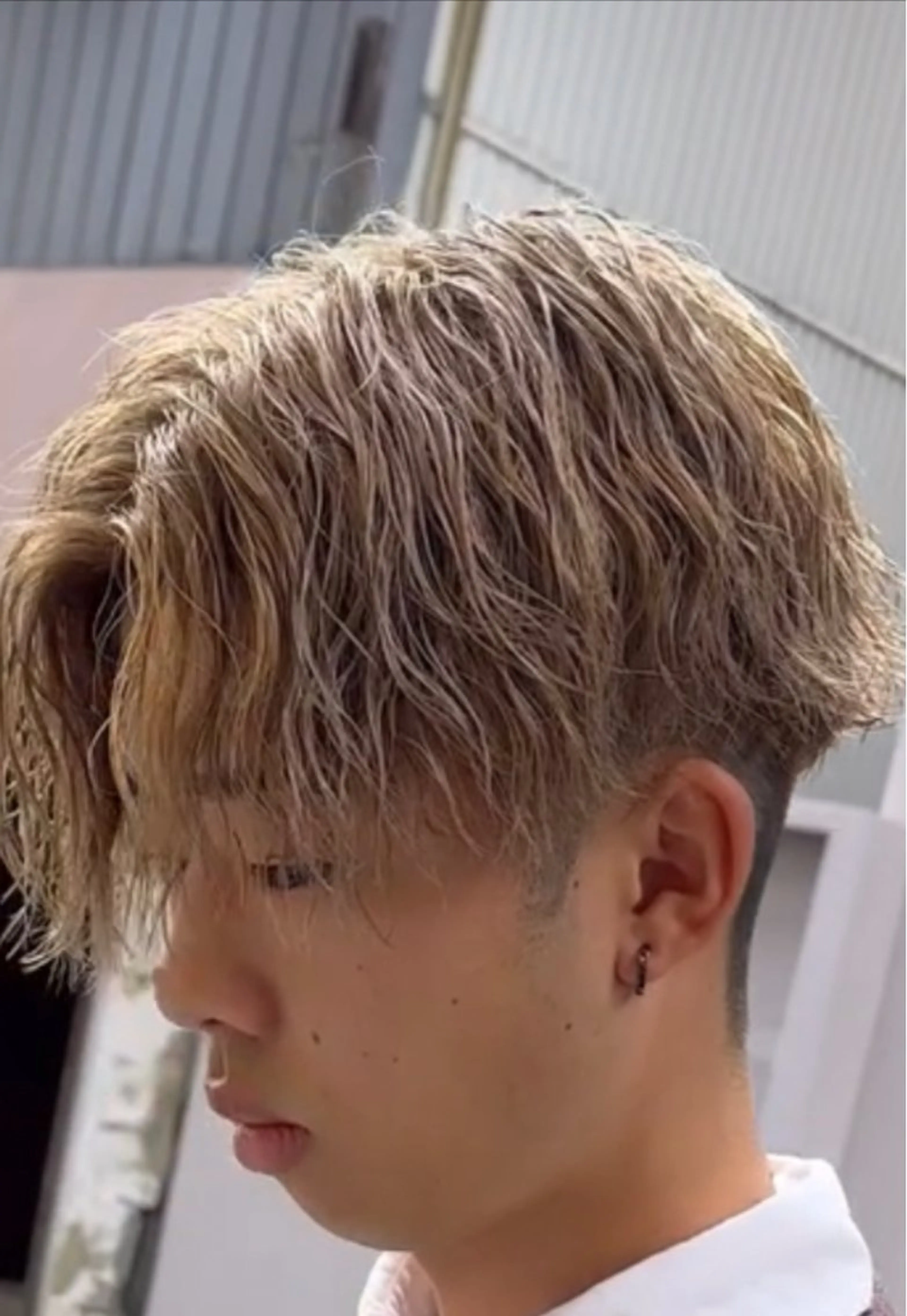 men'sカット+カラーの写真