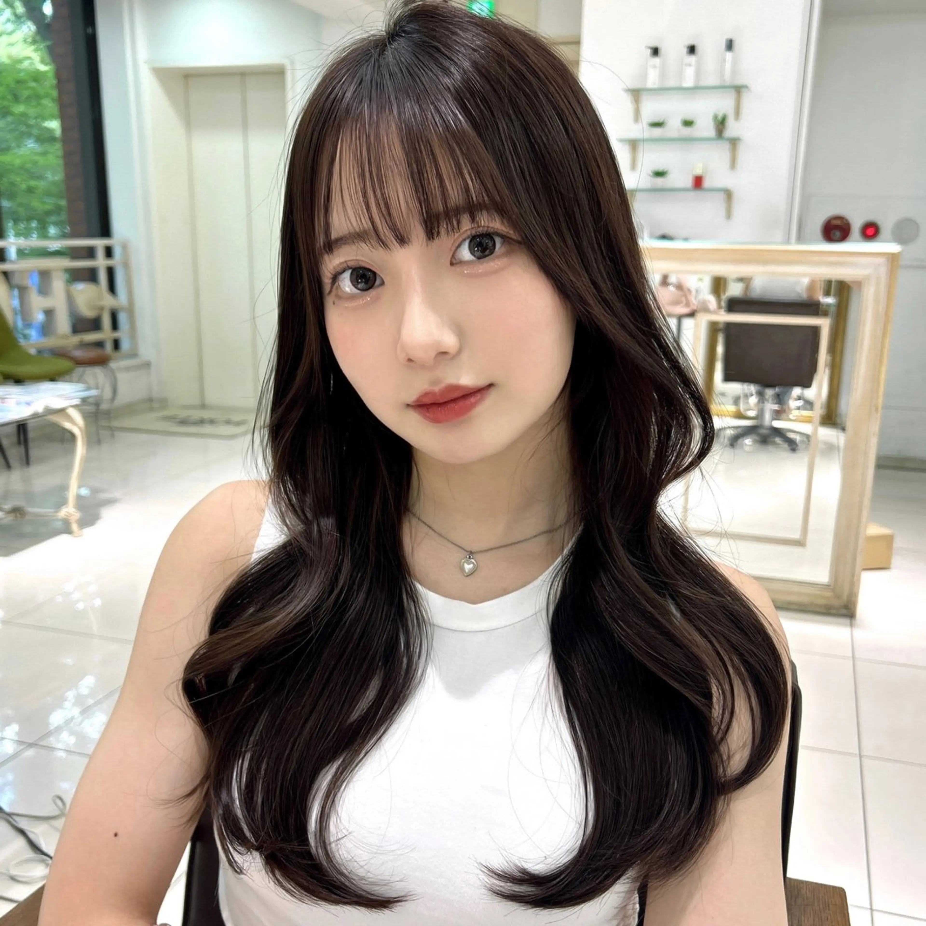 ロング カラー 透明感カラー 古山 結季🌙🖤のヘアスタイル