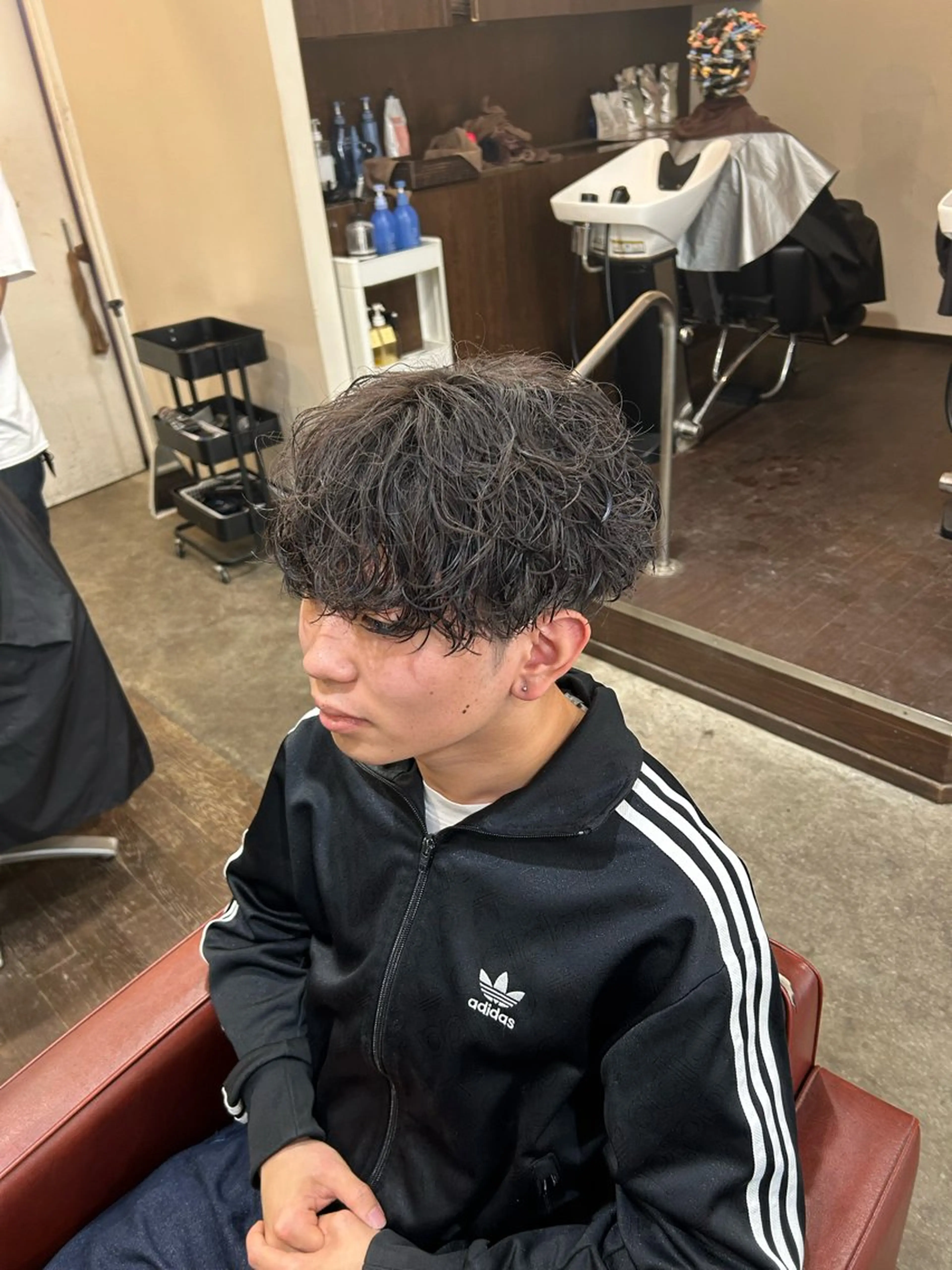 【期間限定】やりすぎない、でも違う🌀メンズシャドーパーマ🌀の写真