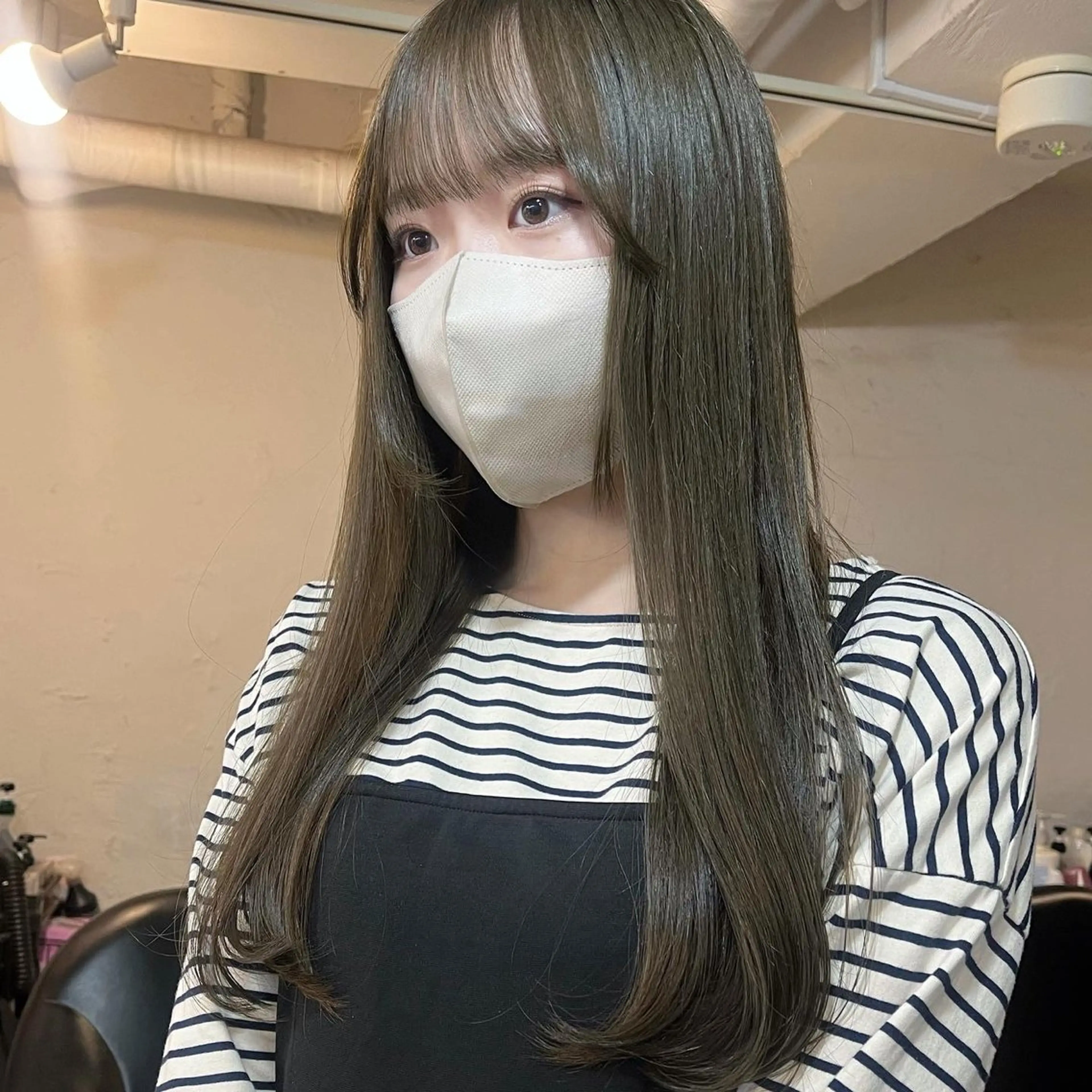 ロング カラー ヘアカラー トリートメント mizuho🐈‍⬛ 艶髪￤ダークトーンのヘアスタイル