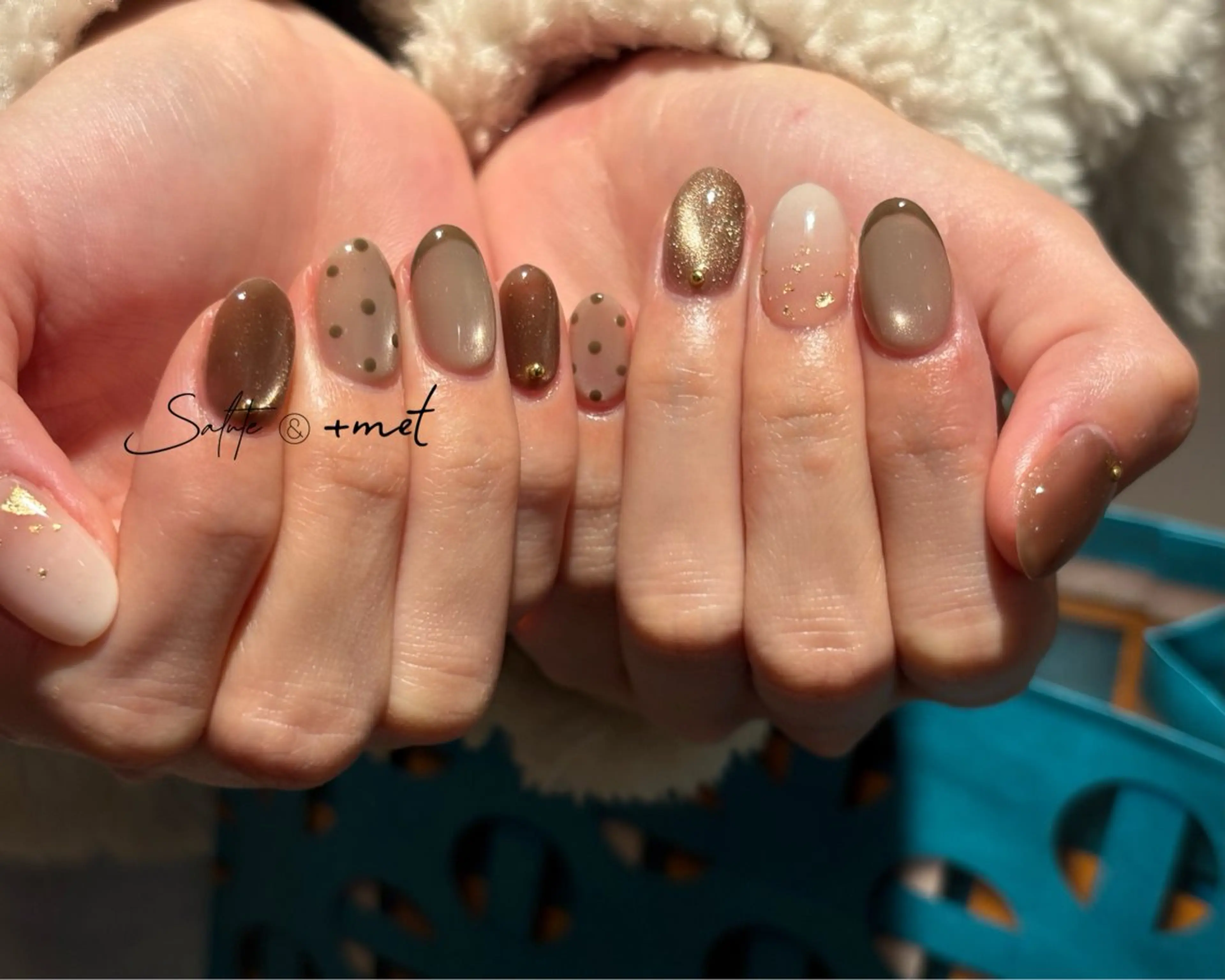 ネイル アートネイル ハンドネイル 祇園 彩寧のネイルデザイン