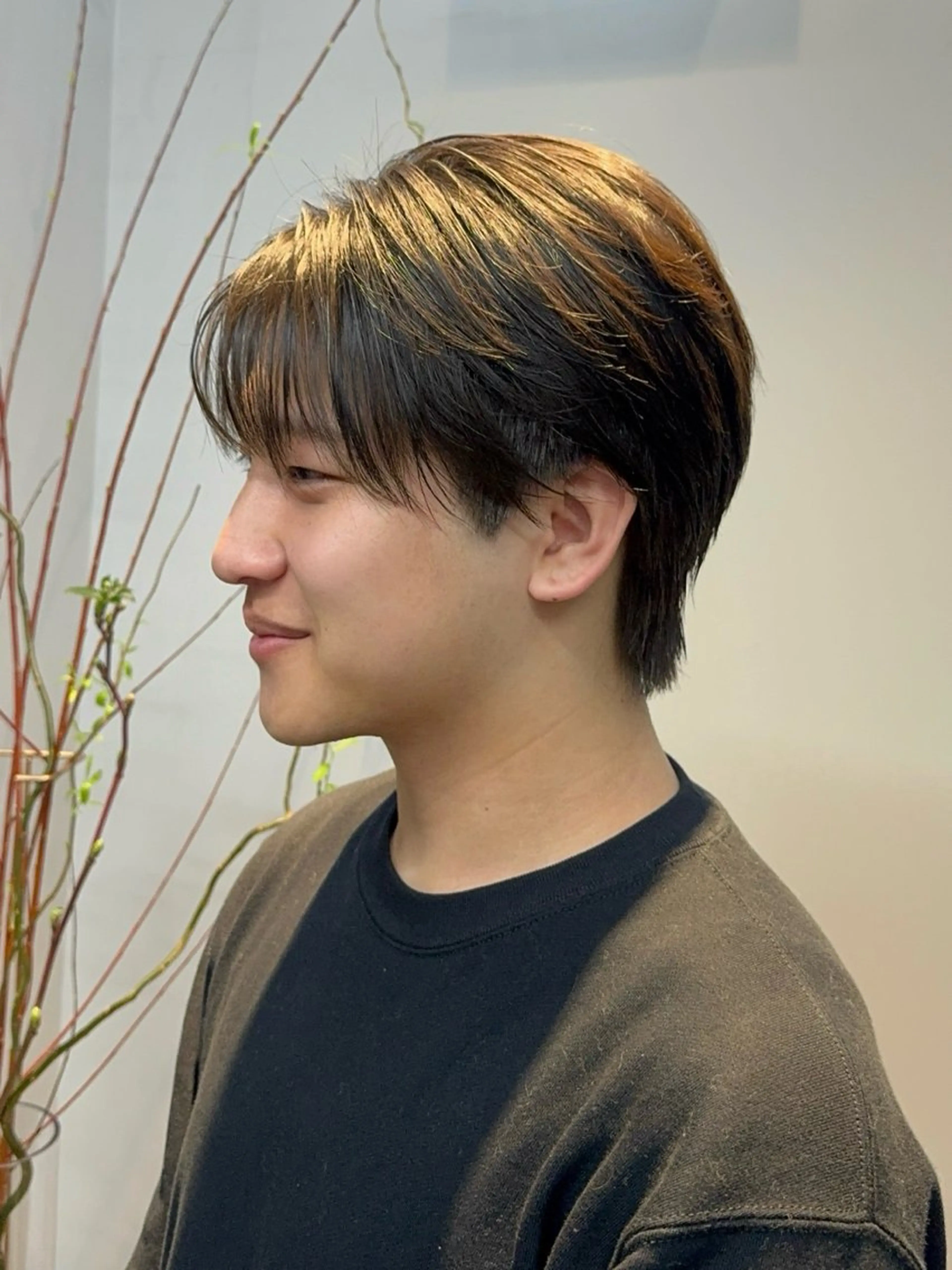 ショート パーマ メンズ カット パーマ ニュアンスパーマ/ 韓国ヘア/natsuのヘアスタイル