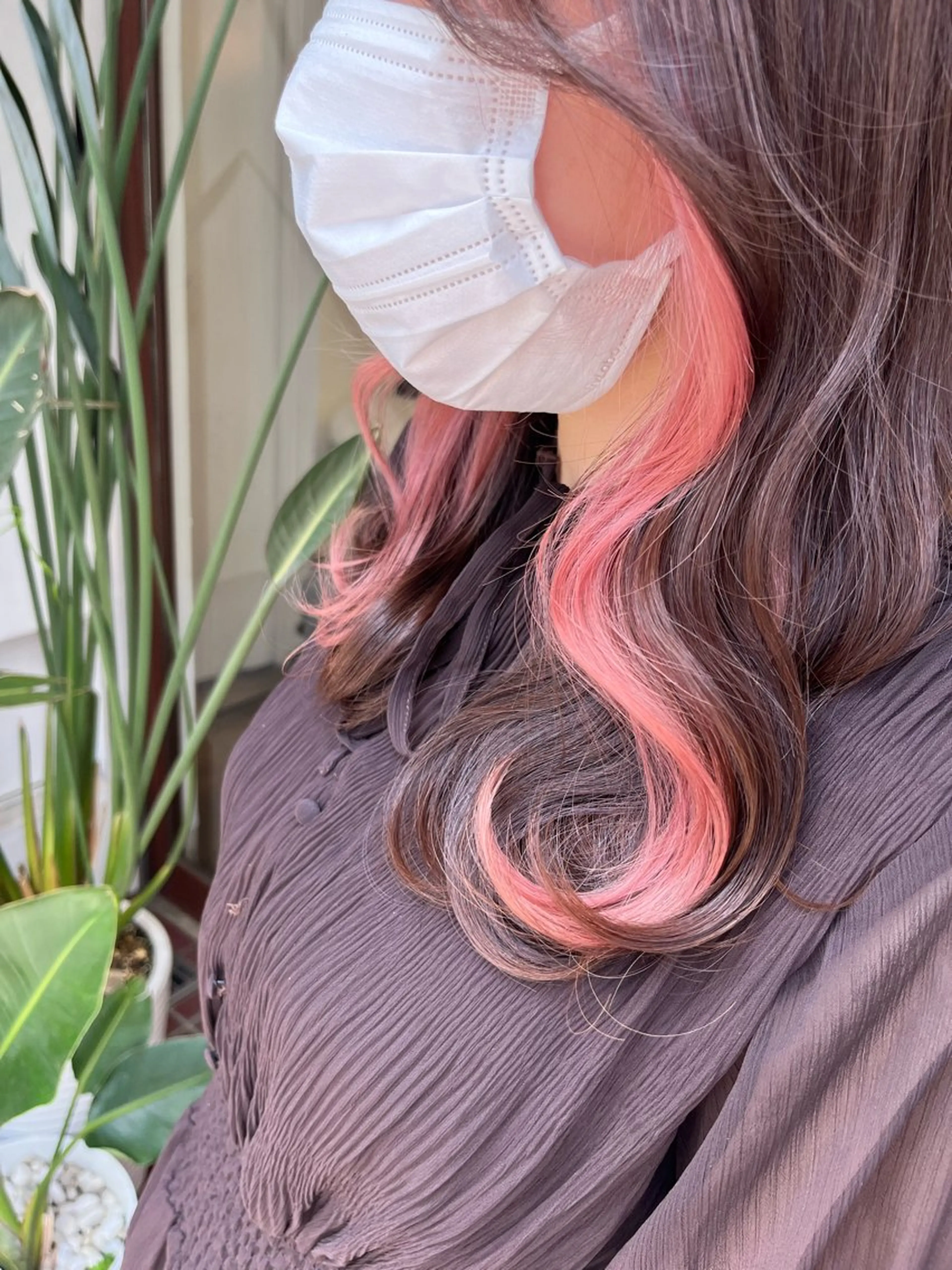 セミロング カラー インナーカラー 🫧ハイトーン/ ブリーチ🫧白石航汰のヘアスタイル