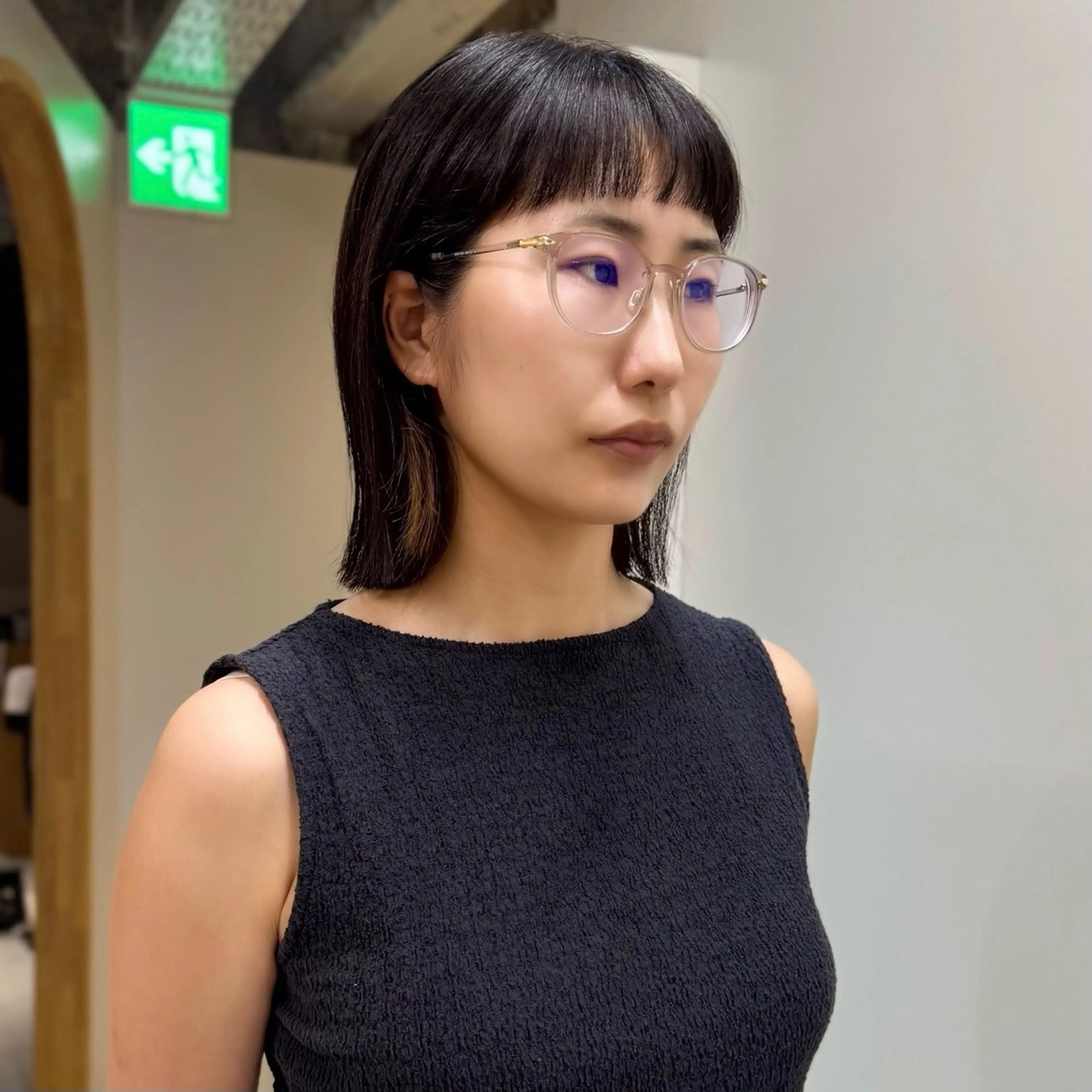 ミディアム 外ハネヘア カット ボブ/ショ ート/タカダアスミのヘアスタイル