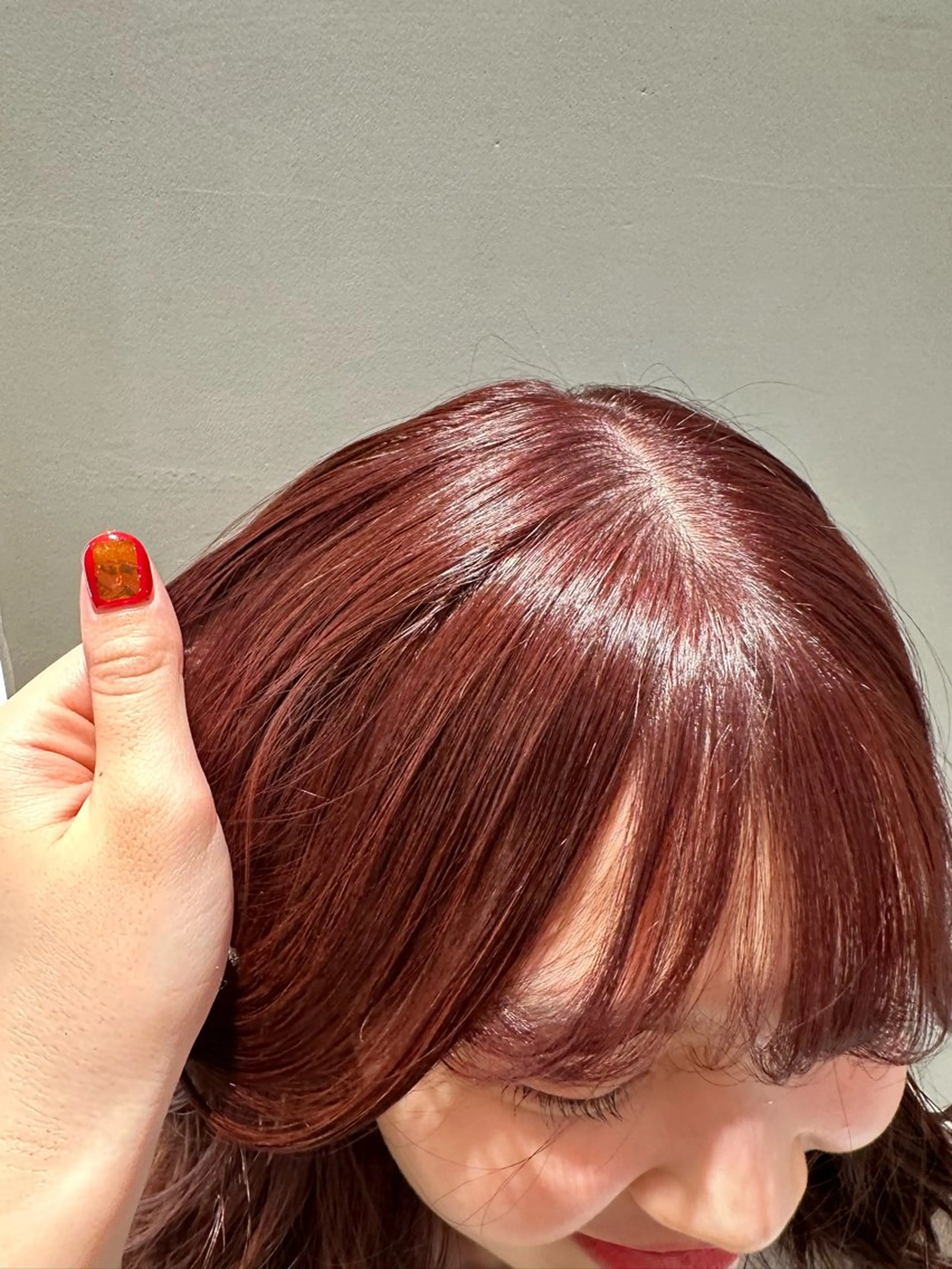 セミロング カラー トリートメント ヘアカラー トリートメント ヘッドスパ 艶髪/ロングモデル 募集🫧terukaのヘアスタイル