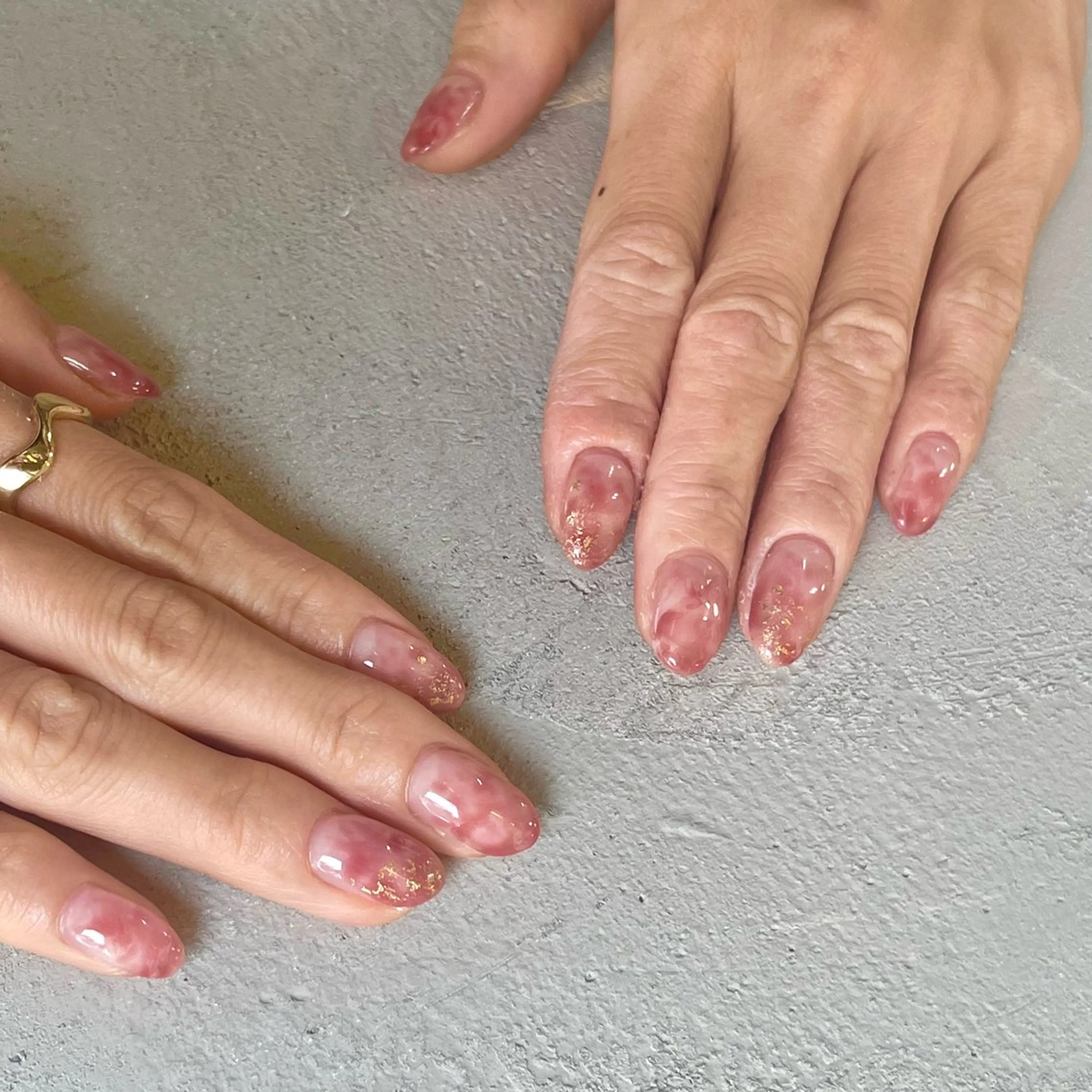 ネイル ニュアンスネイル シンプルネイル Lealea nのネイルデザイン