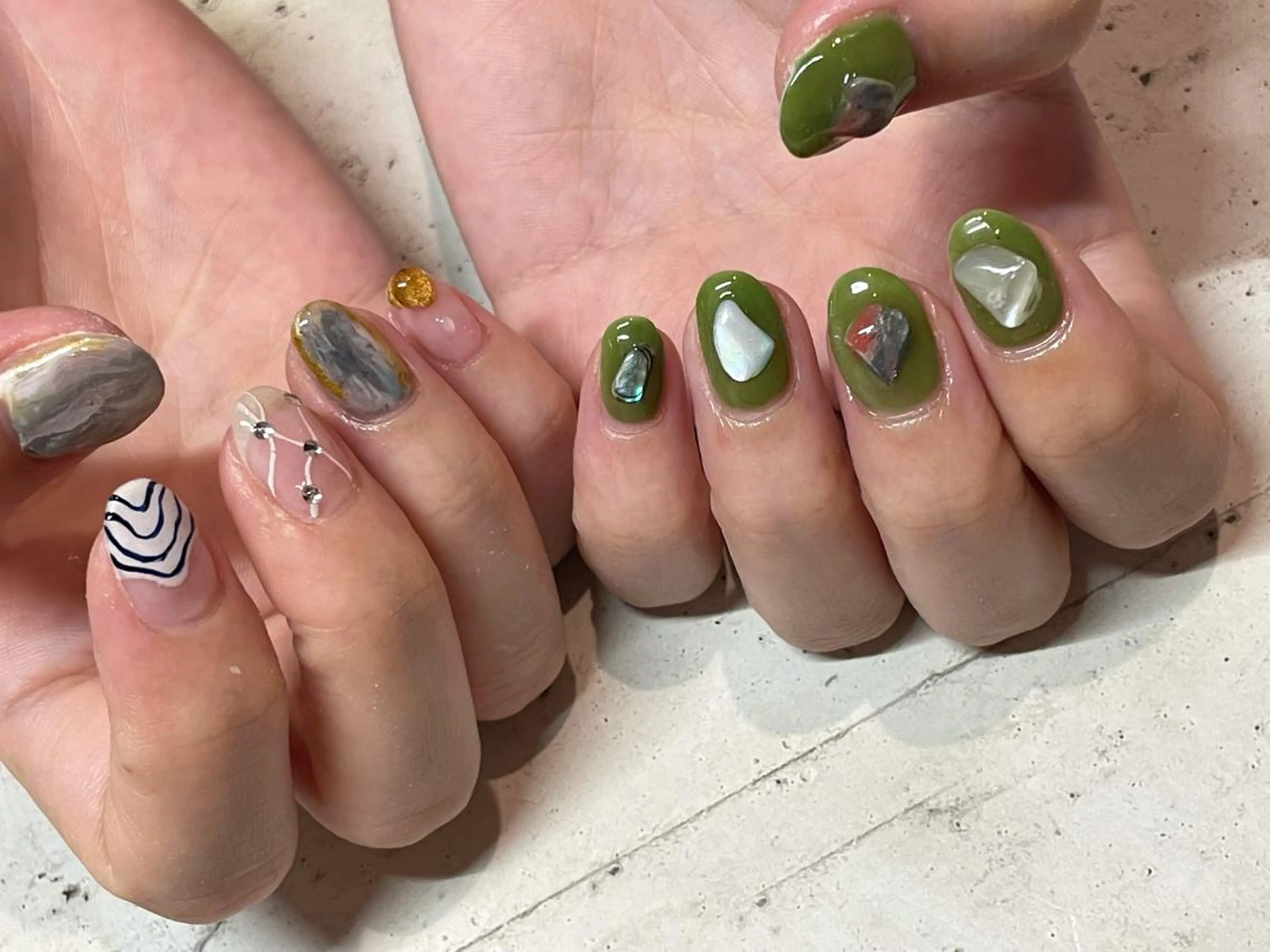 ネイル ハンドネイル nail salon Lumiereのネイルデザイン