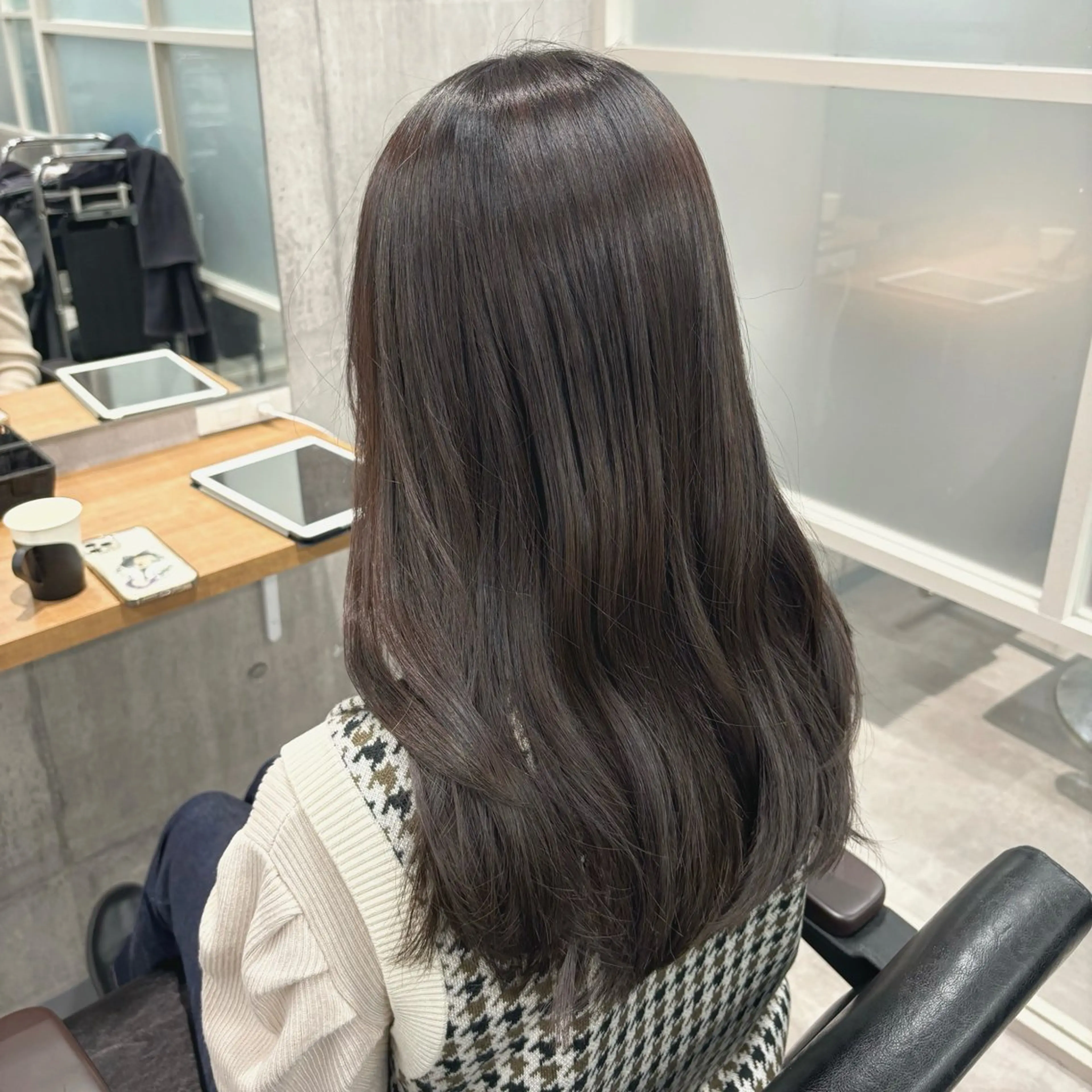 ロング カラー ヘアアレンジ ブラウンカラー モカブラウン カット ヘアカラー トリートメント 🌷大澤ゆい🌷 stylistのヘアスタイル