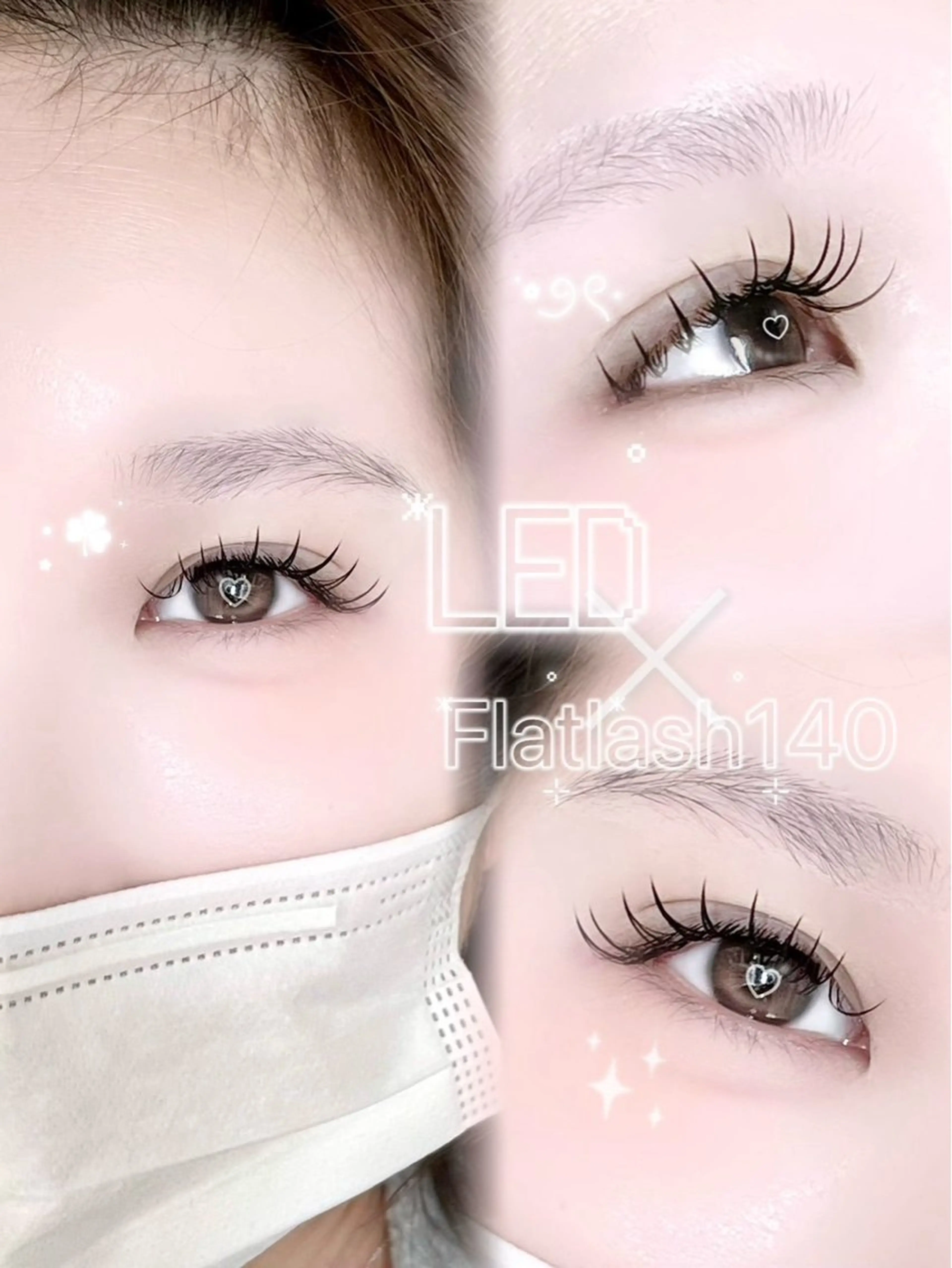 【史上最高のモチ！】LEDエクステ×フラットラッシュ100本の写真