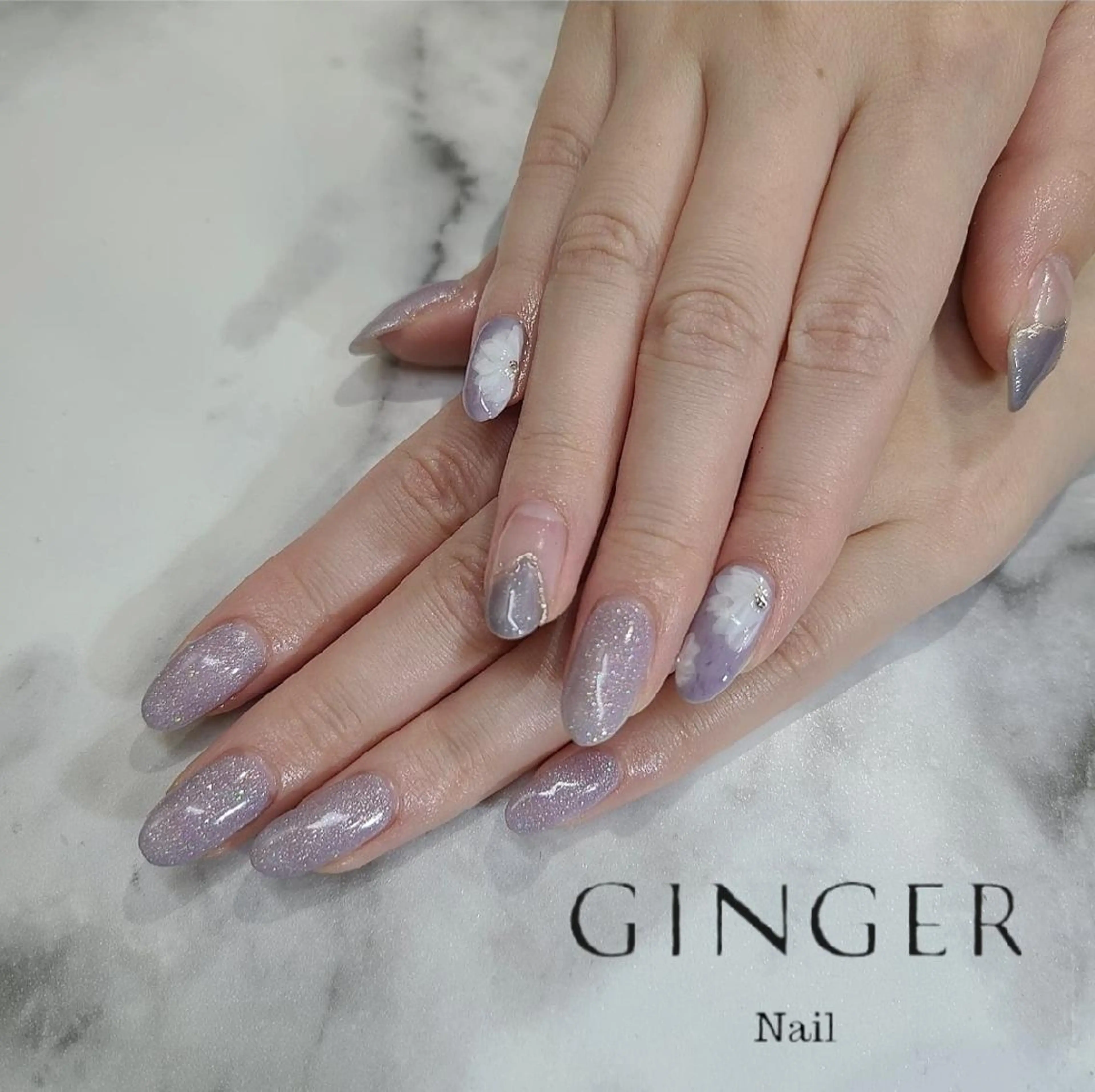 ネイル ハンドネイル GINGER所属・GINGER  斎藤舞のネイルデザイン