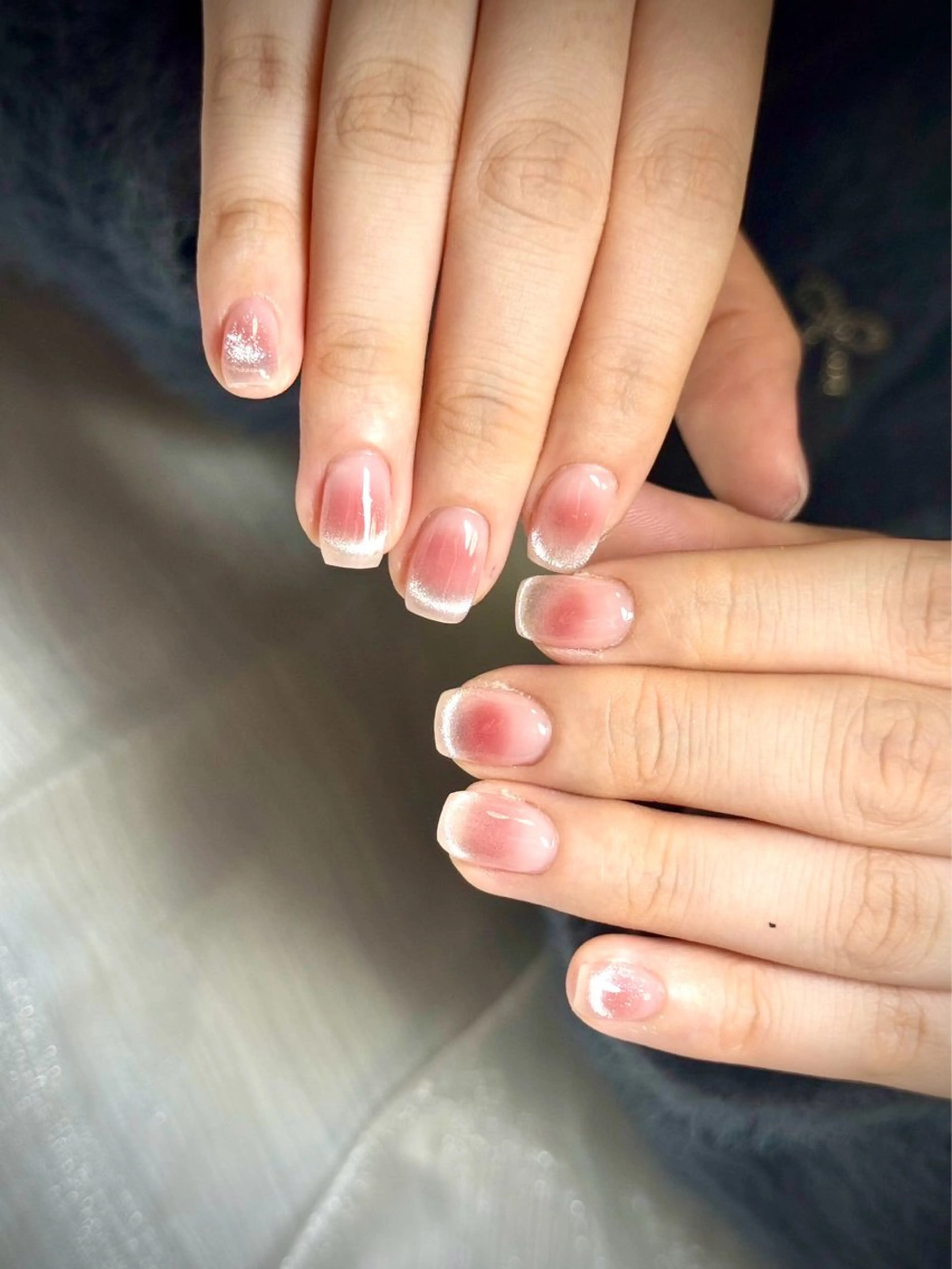 ネイル チークネイル マグネットネイル ハンドネイル Miri nail salonのネイルデザイン