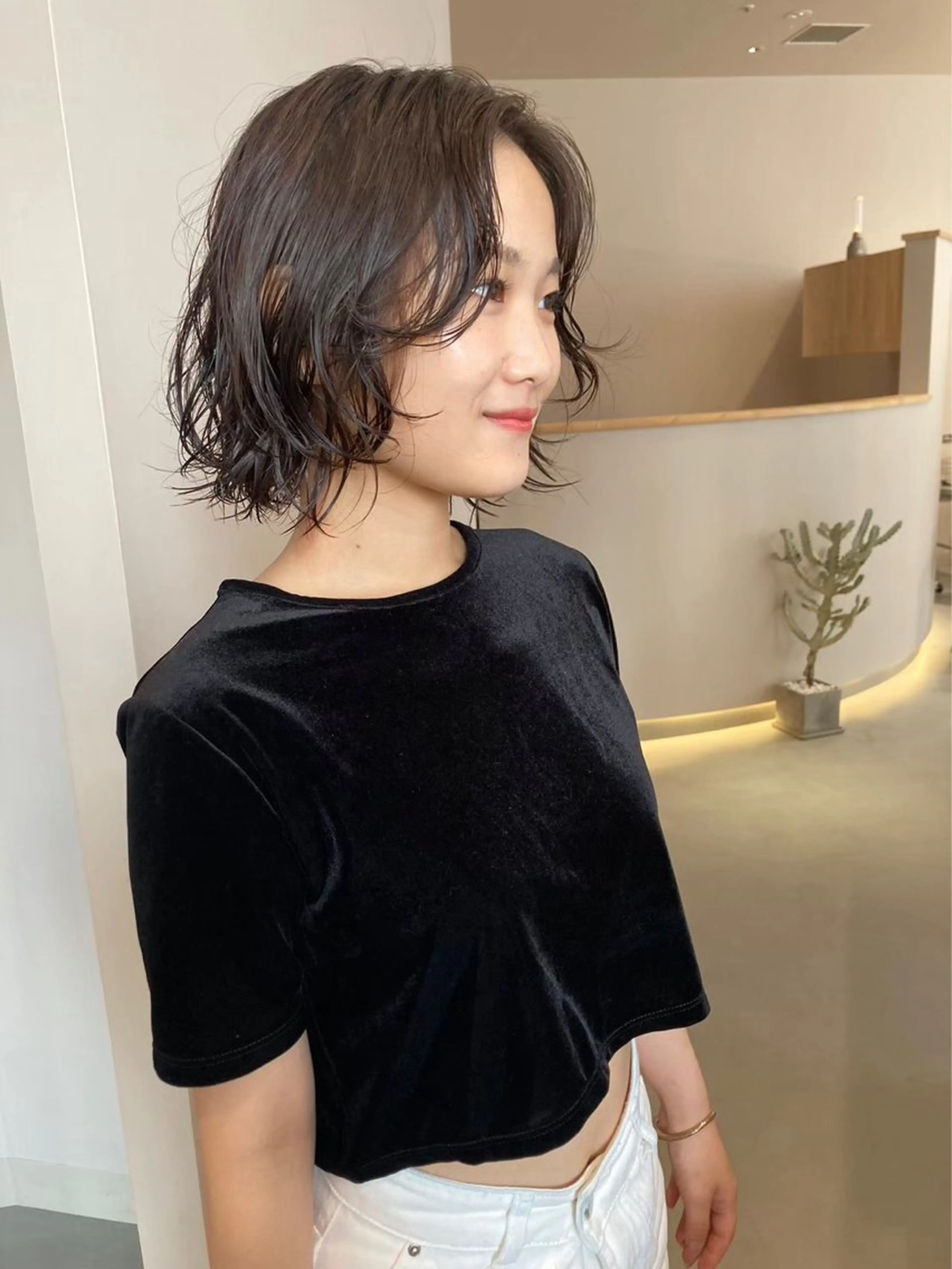ミディアム 平尾駅直結/徒歩0分 イノセントヘアのヘアスタイル
