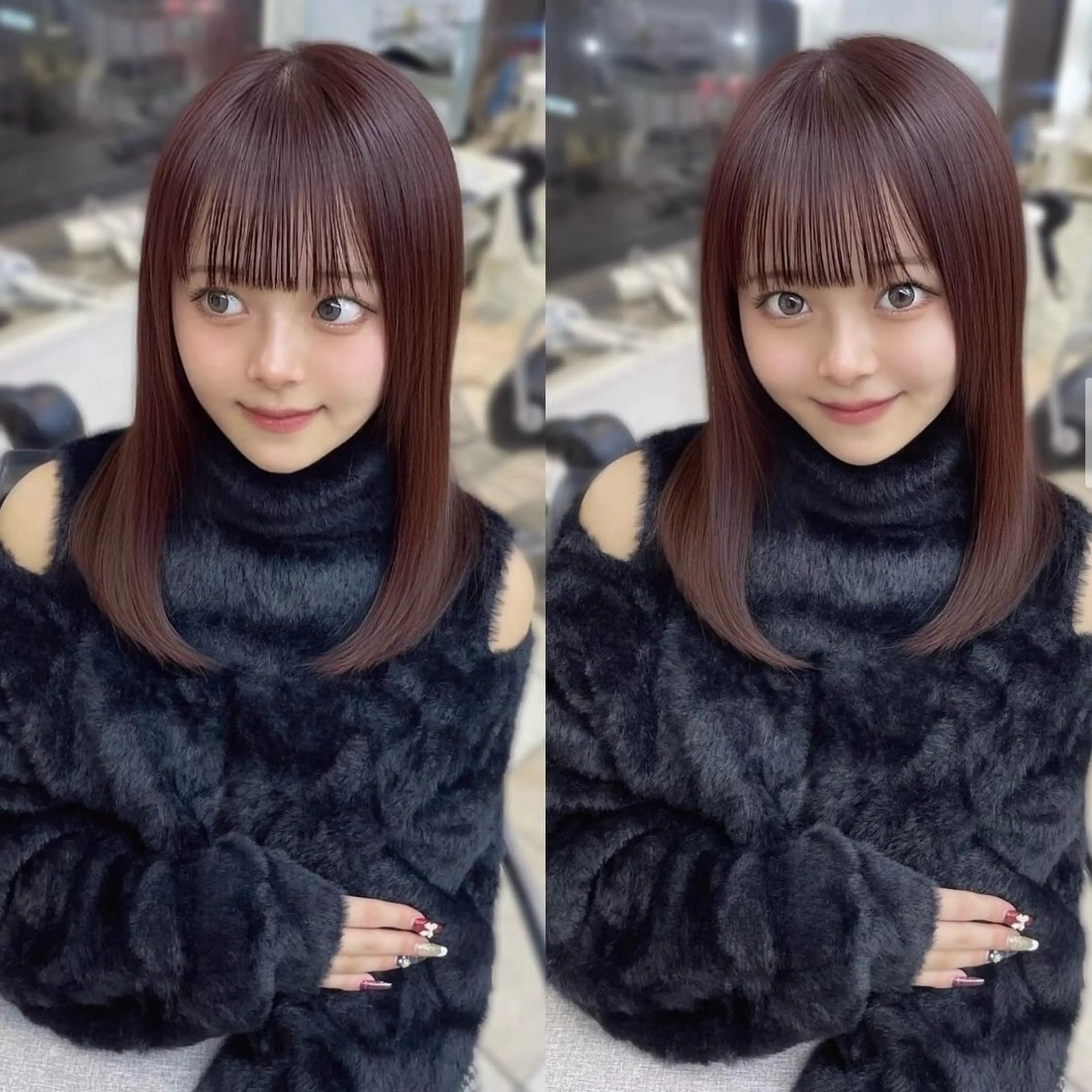 ロング ヘアカラー 韓国ヘア×艶髪🎀 池袋/Rina🩶のヘアスタイル