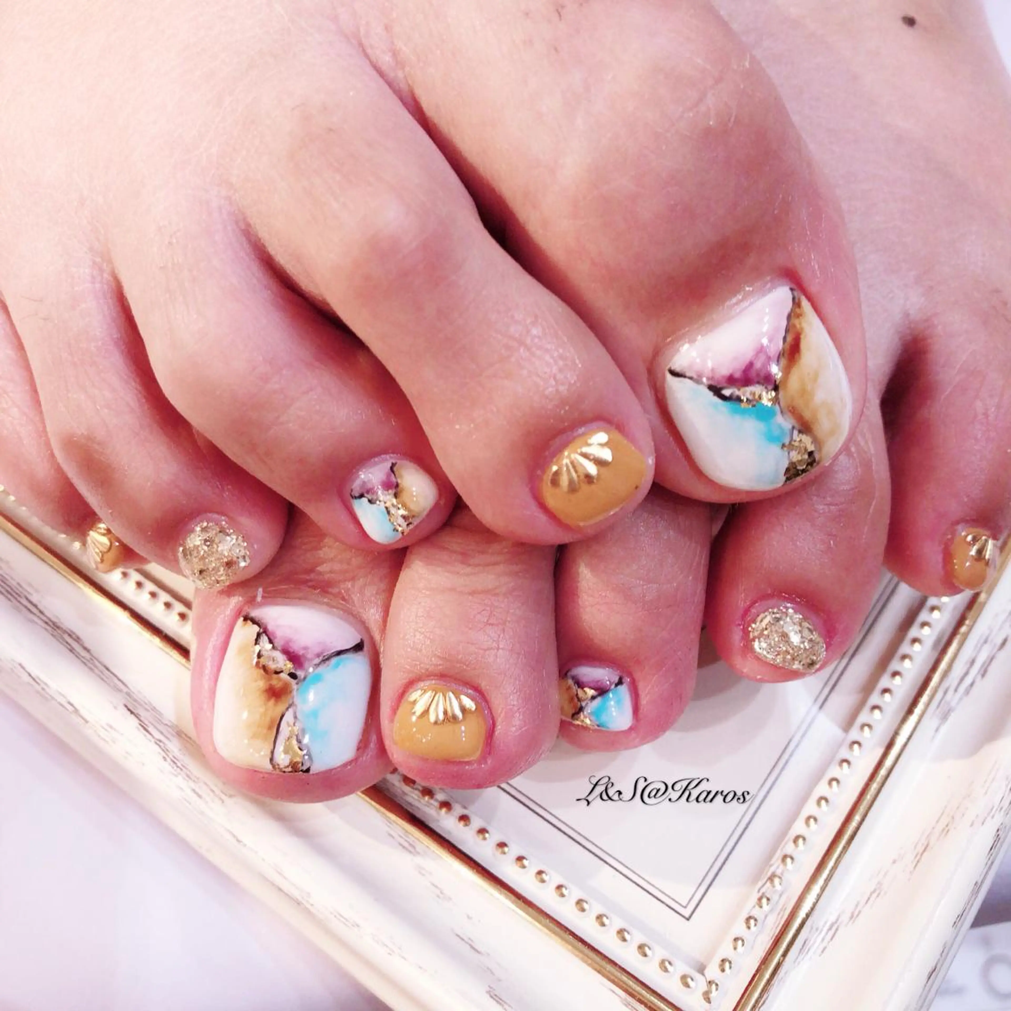 ネイル ハンドネイル L&S@ Karosのネイルデザイン