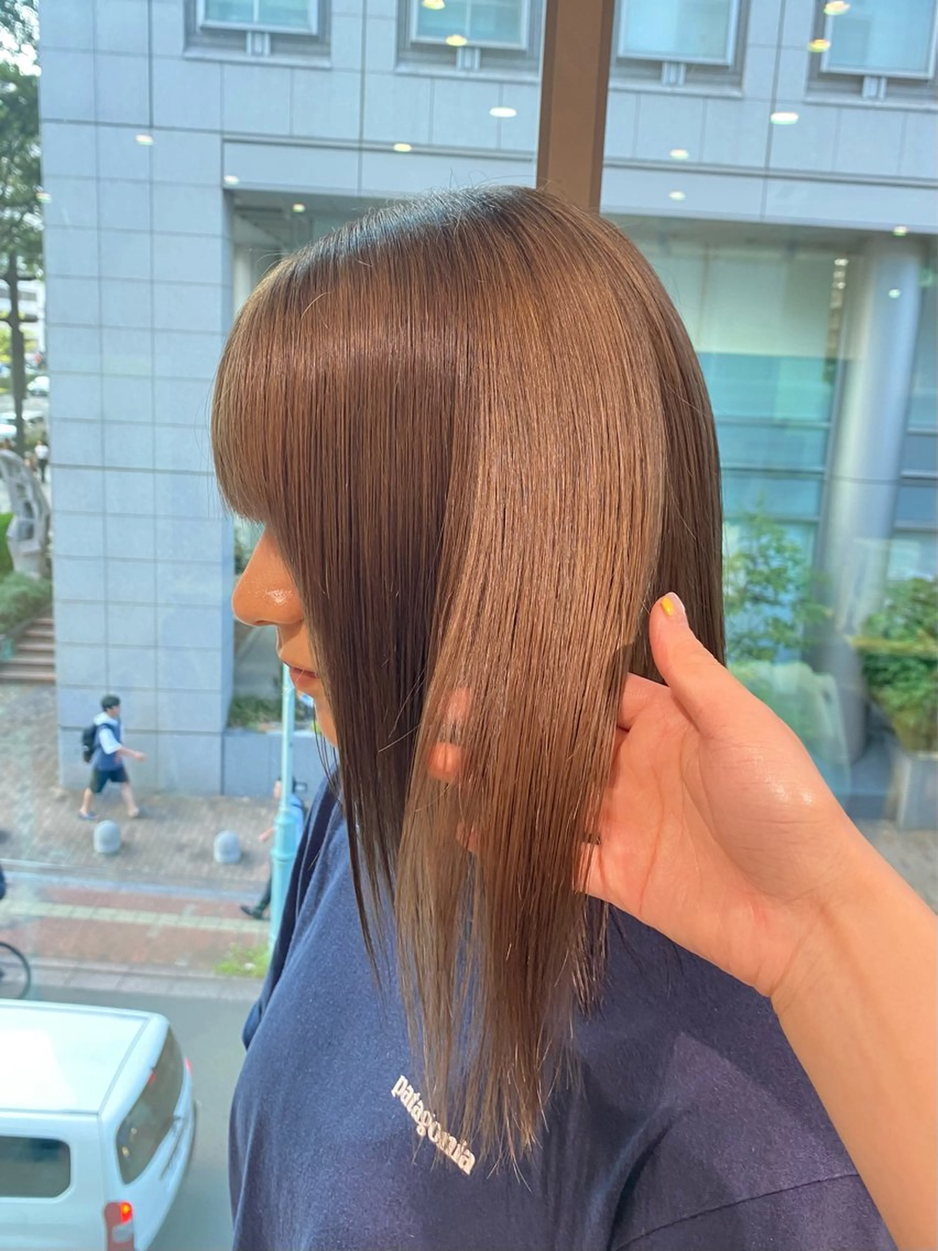 ミディアム カラー ベージュカラー 透明感カラー ヘアカラー Yamada Ami🪐のヘアスタイル