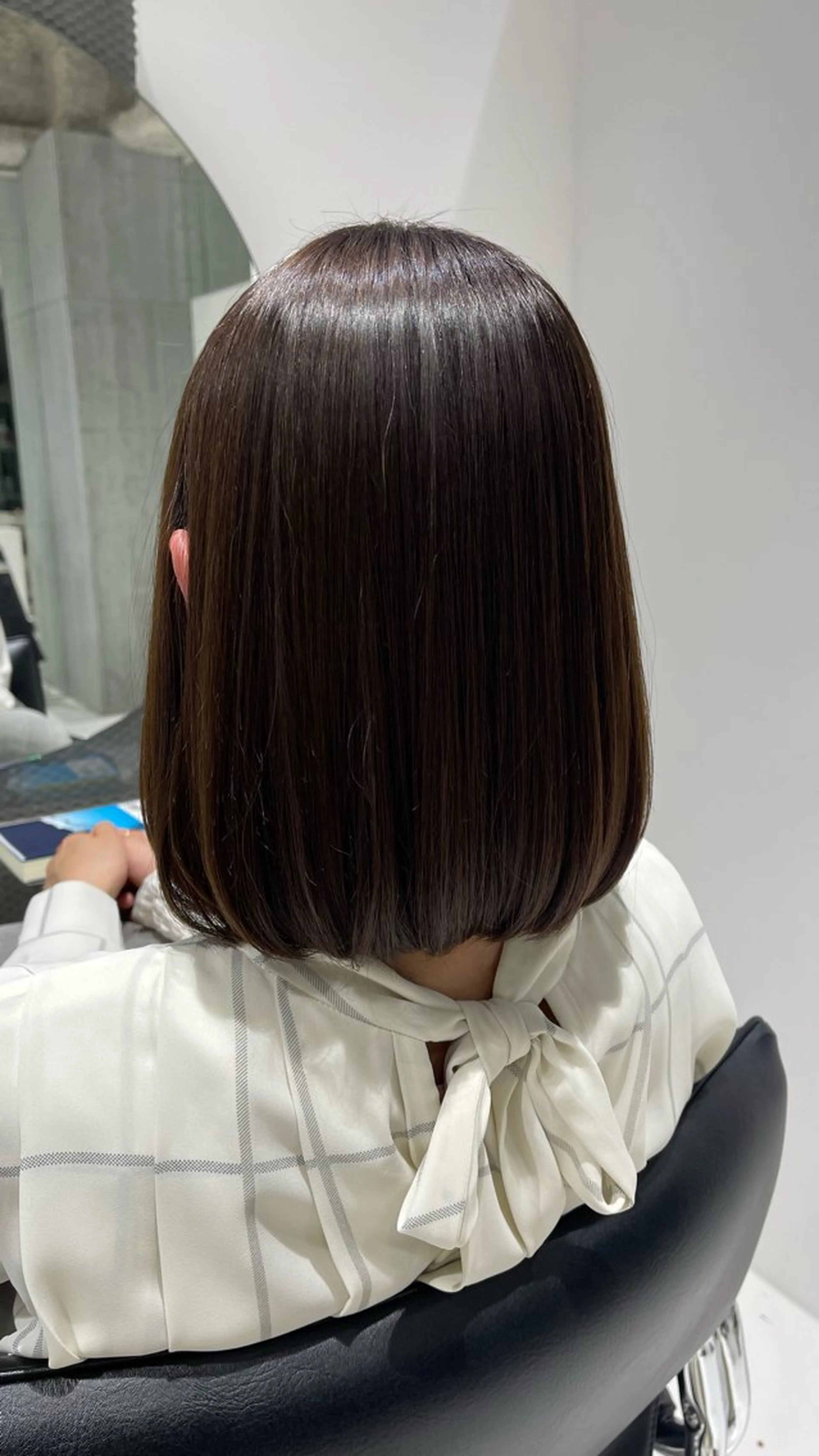 ミディアム カラー ブラウンカラー 髪質改善 WISTERIA P LUS1 ikumiのヘアスタイル