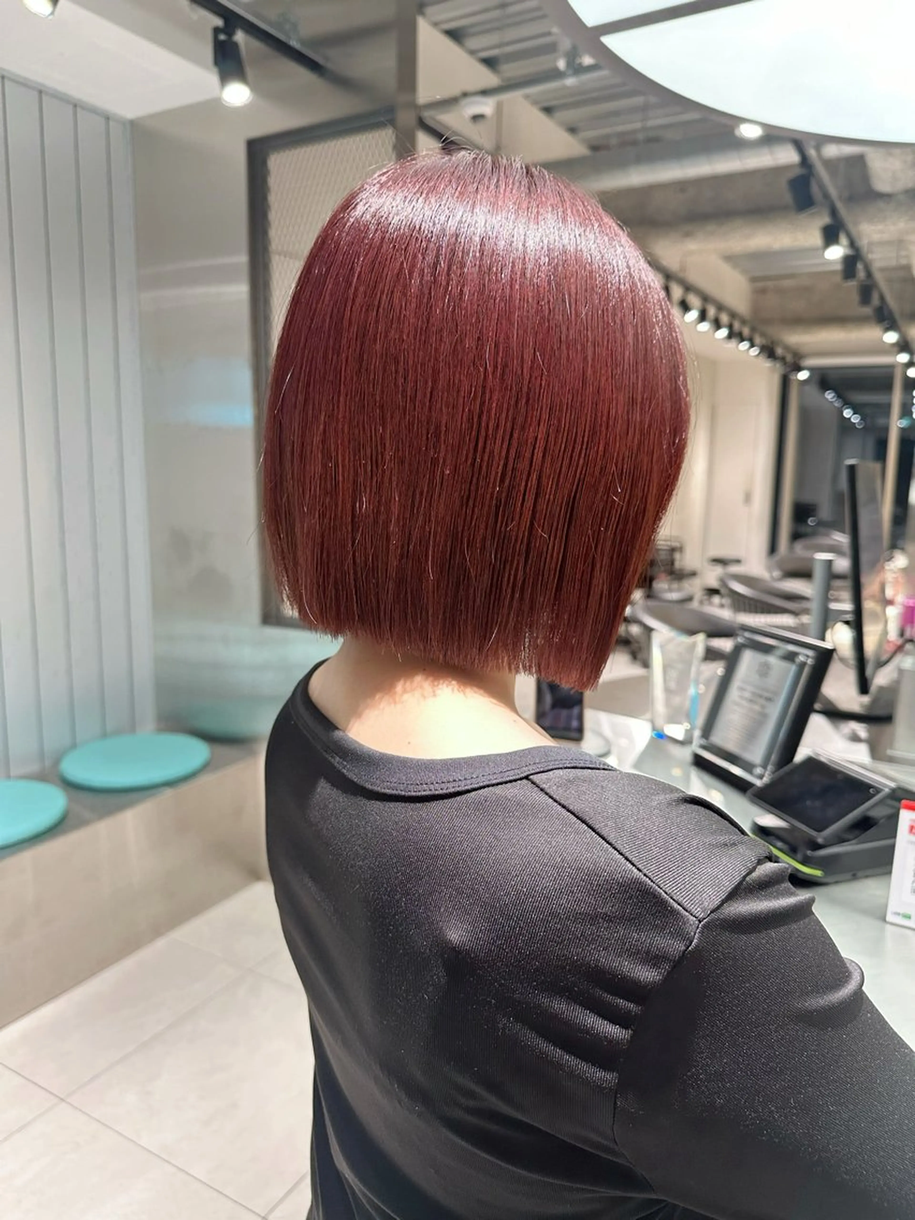 ショート カラー カット ヘアカラー ショート/レイヤー 縮毛矯正/加納のヘアスタイル