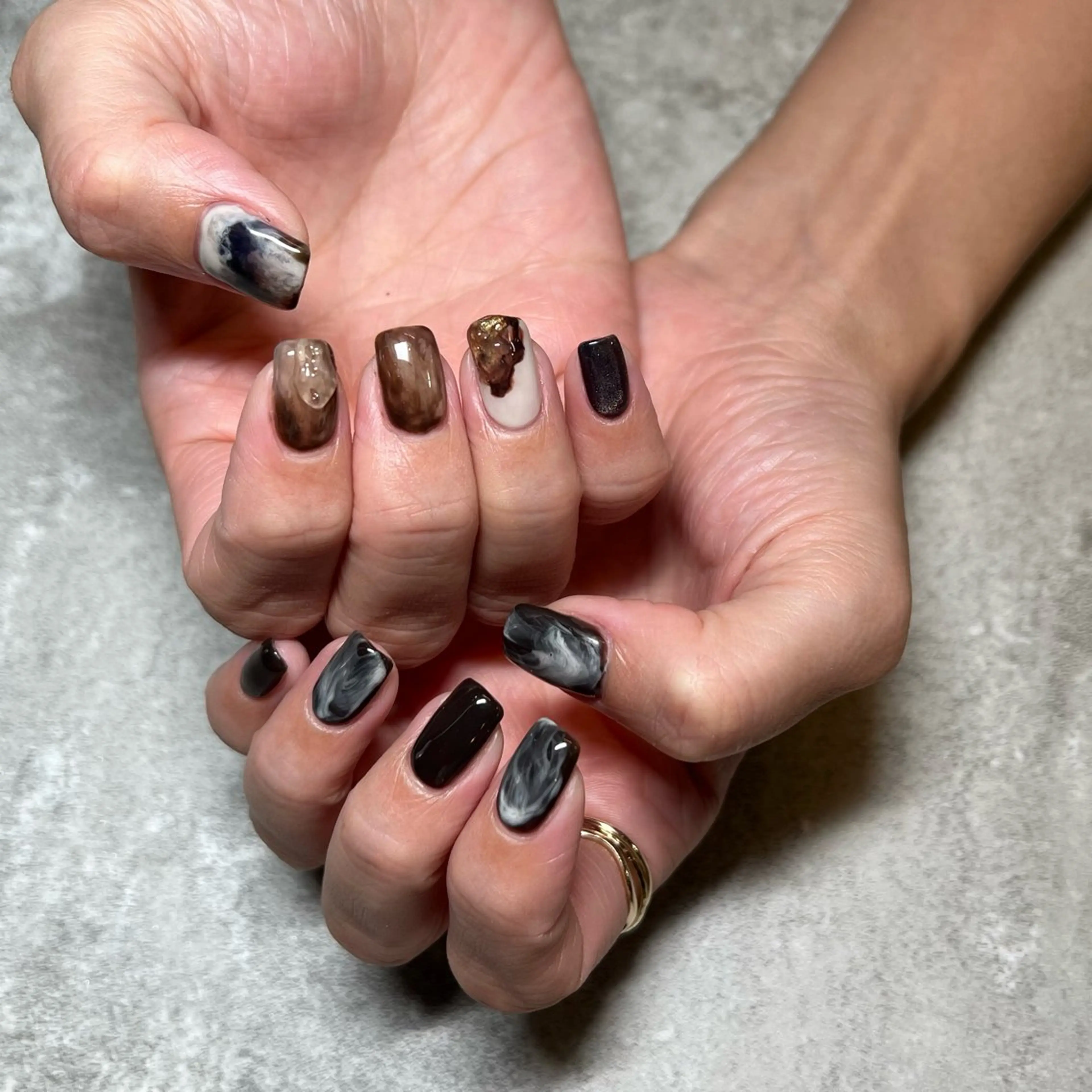 ネイル ハンドネイル 谷川 薫のネイルデザイン