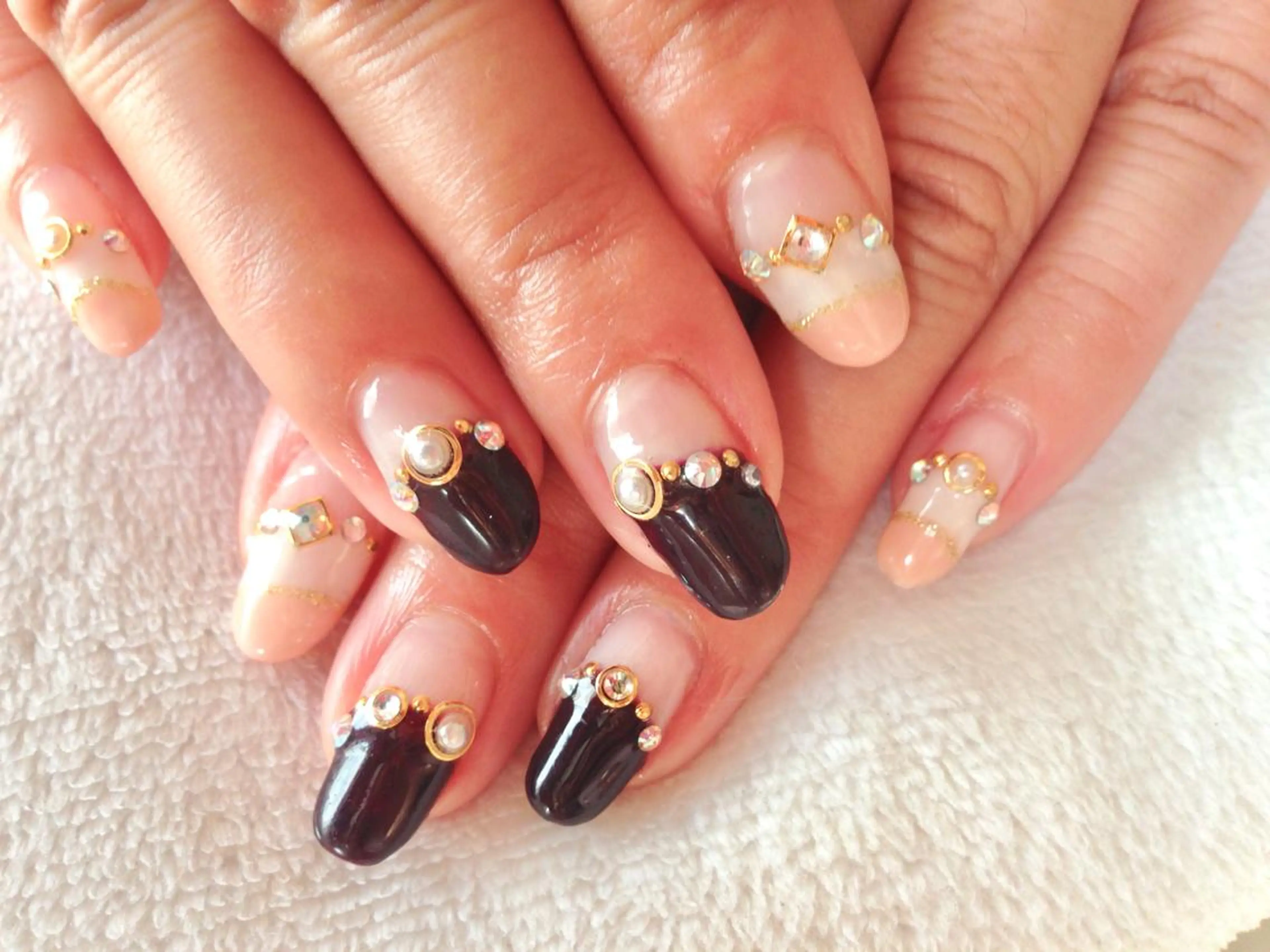 💎ジェルネイル💅オフなしC:カラー&パーツつけ放題の写真