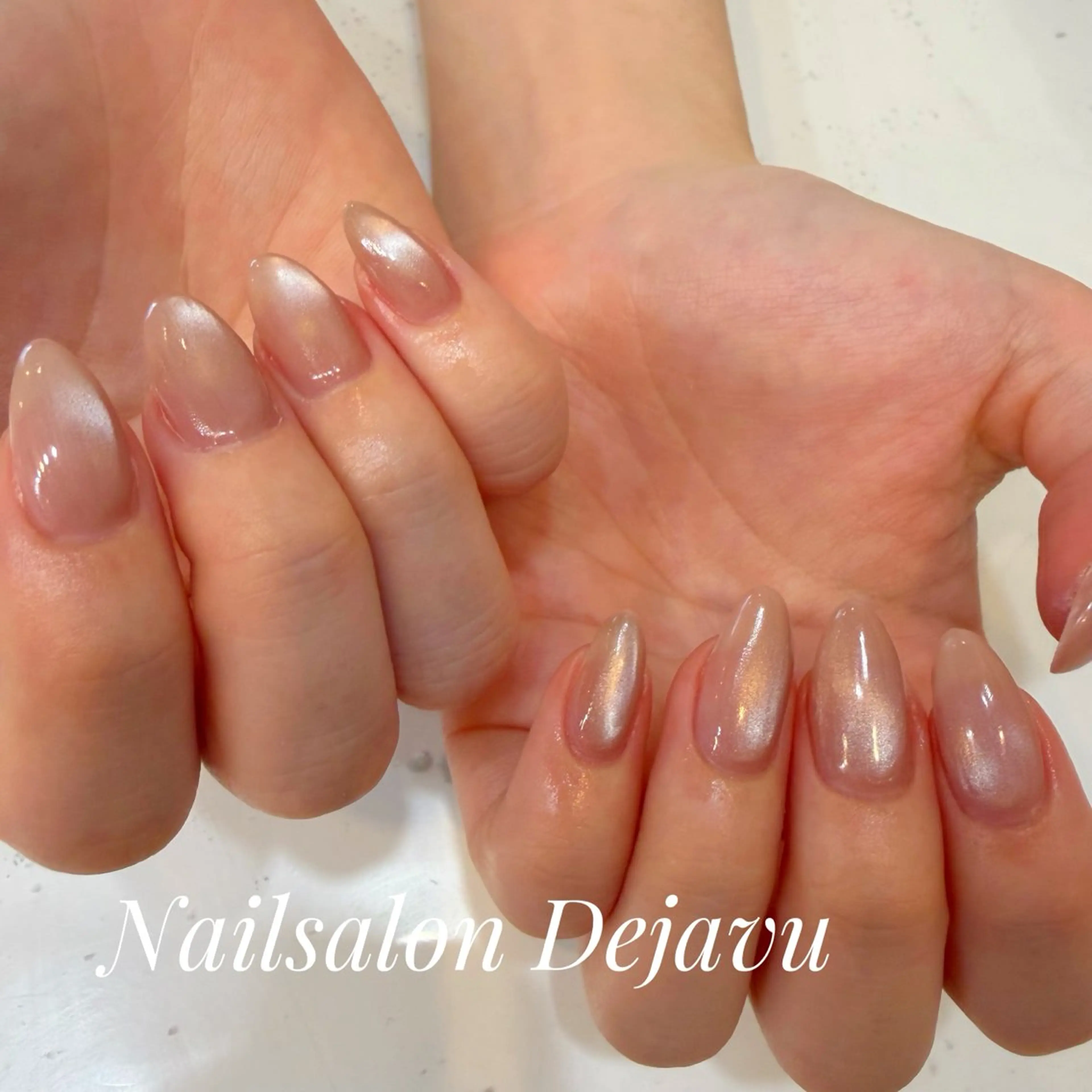 ネイル マグネットネイル ビー玉ネイル ハンドネイル Nailsalon Dejavuのネイルデザイン