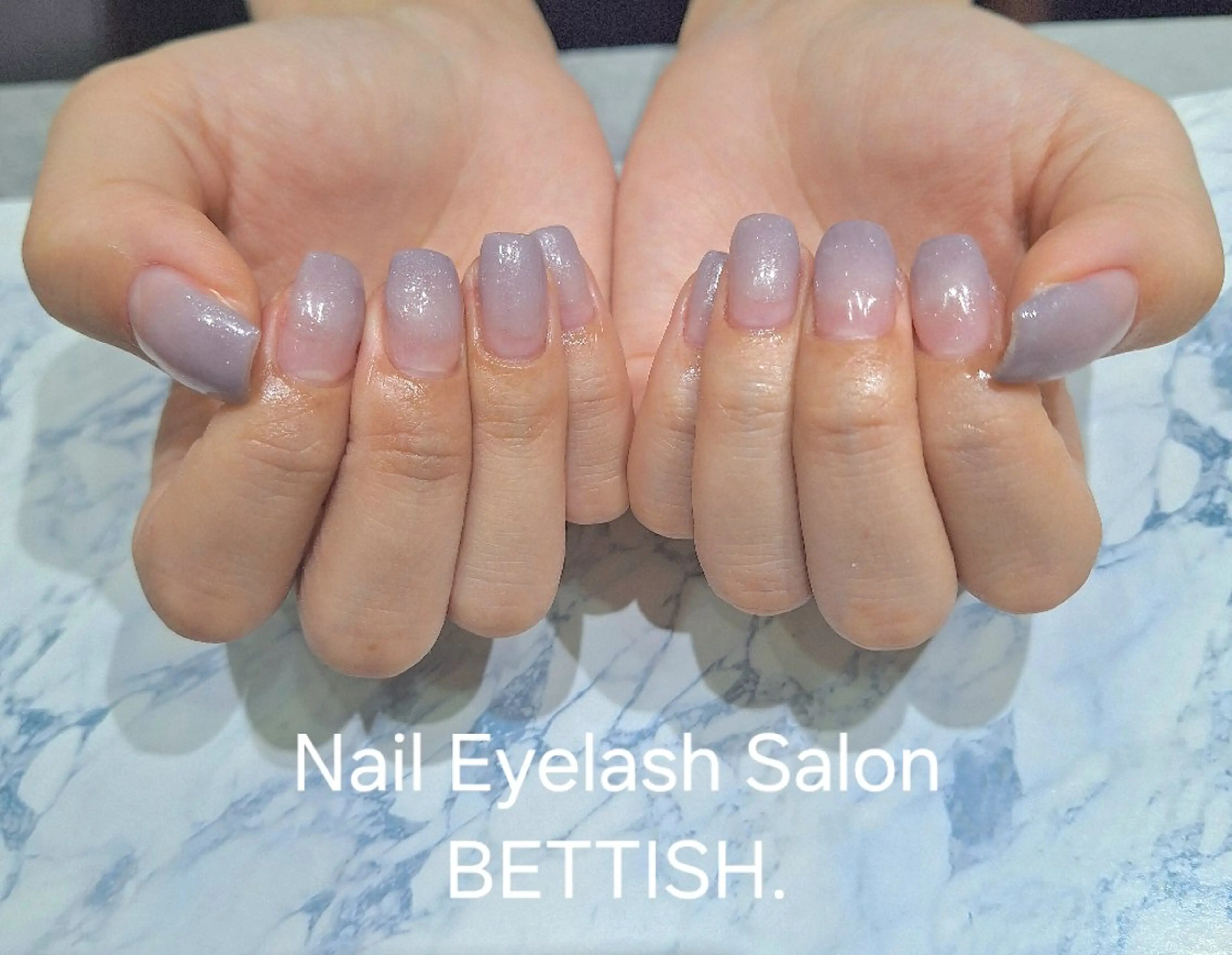 ネイル グラデーション パープル BETTISH AIRIのネイルデザイン