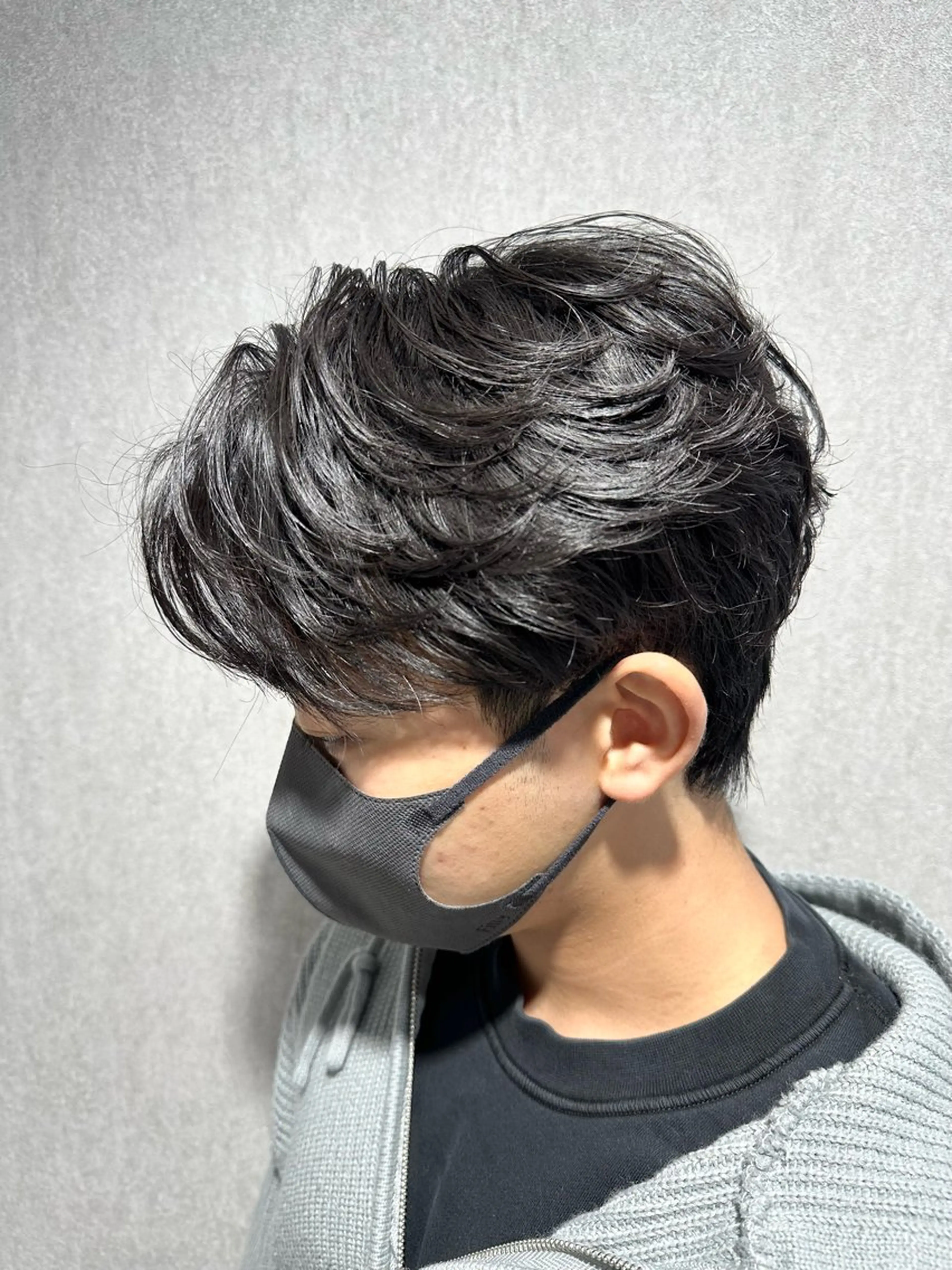 ショート パーマ メンズ フェザーパーマ メンズパーマ ショートヘア カット パーマ 🍀メンズパーマ職人 池袋🍀Yuraのヘアスタイル