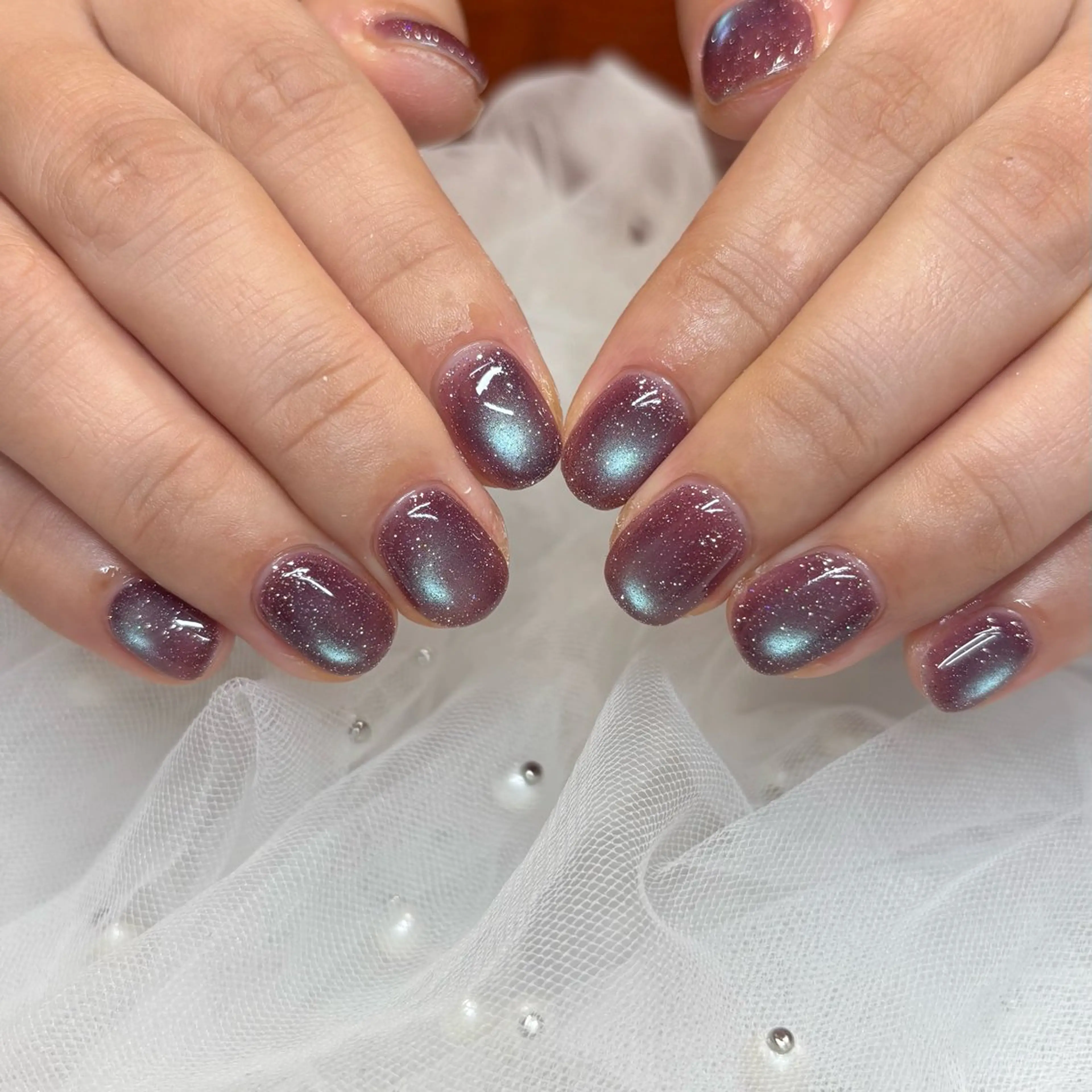 ネイル ハンドネイル 荒巻 めいのネイルデザイン