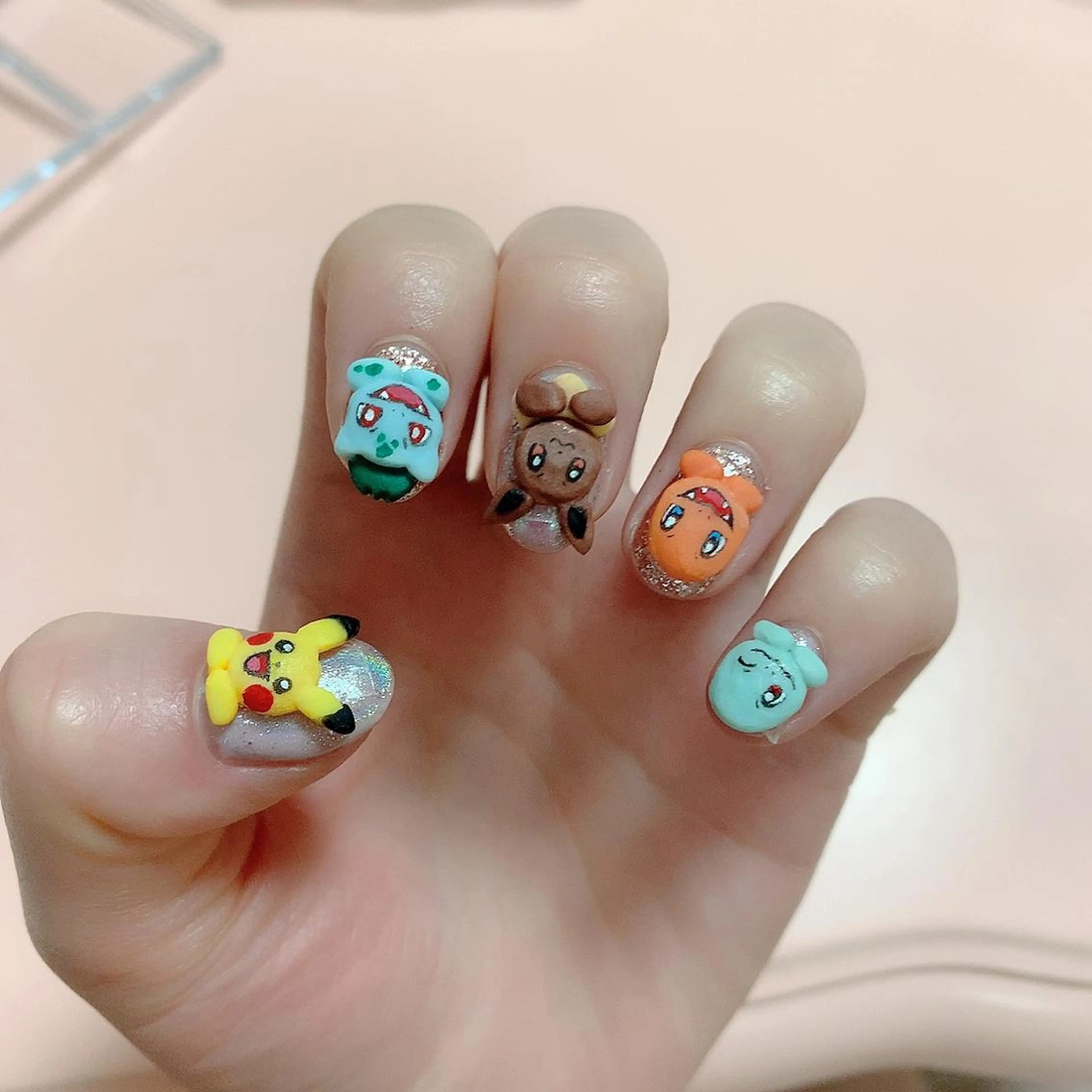 ネイル 3Dアートネイル💗 都築レナのネイルデザイン