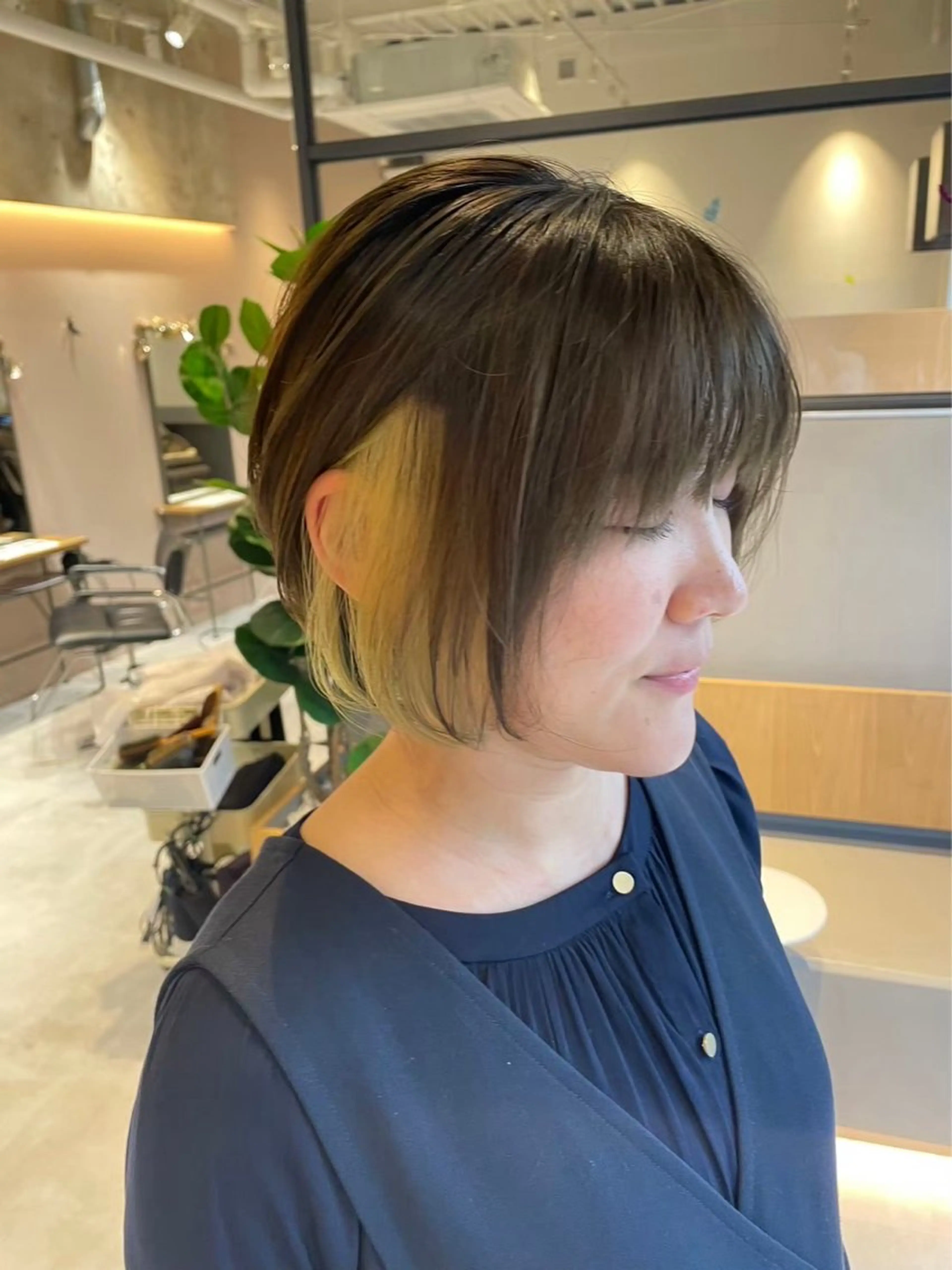 ショート カラー カット ヘアカラー ✨艶髪職人艶カラー✨ 中本輝人のヘアスタイル