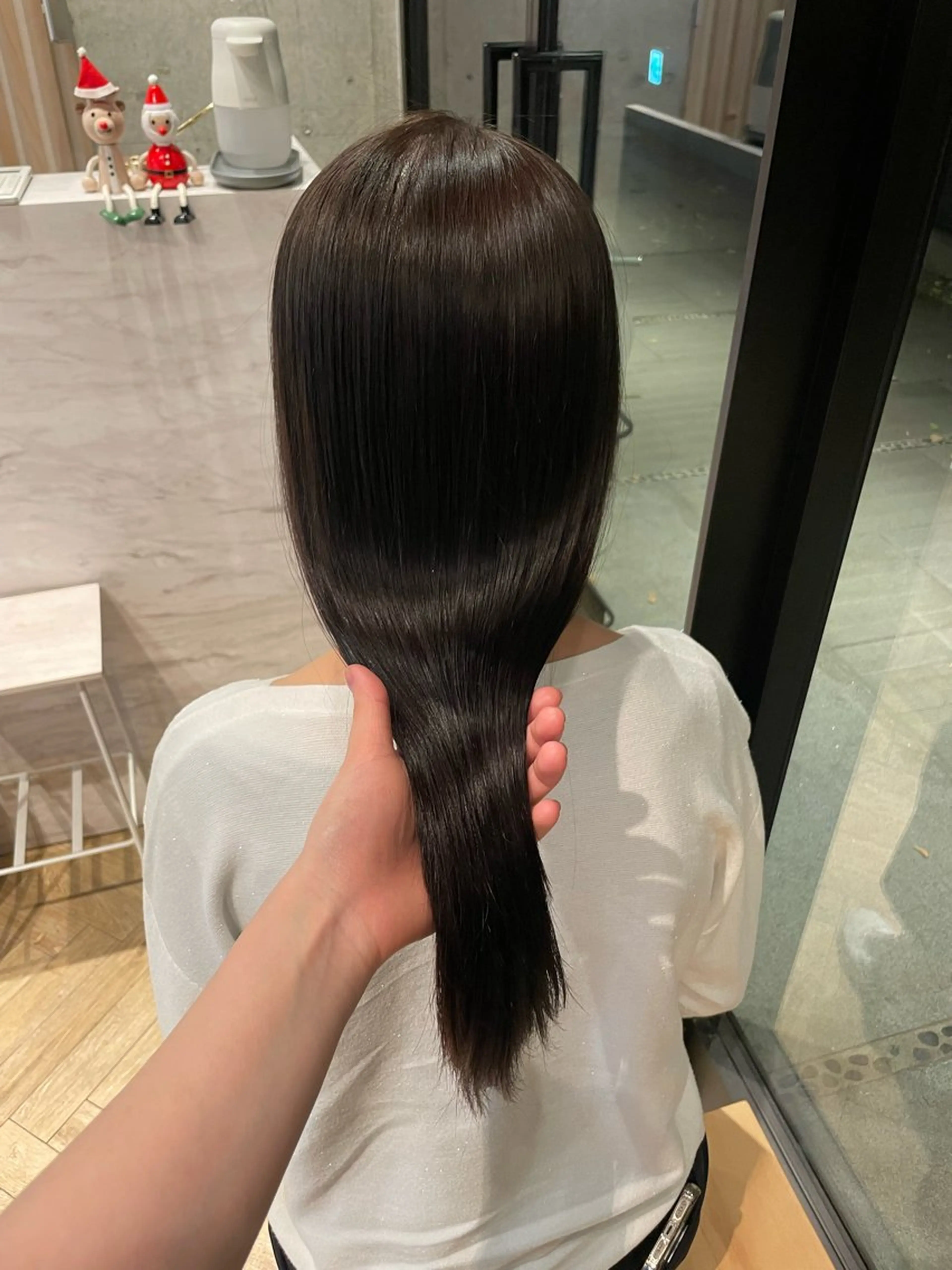 【🫧ダメージがに気なる方におすすめ🫧】🩷カット➕うる艶髪質改善ストレート（※縮毛矯正🌧️）🩷の写真