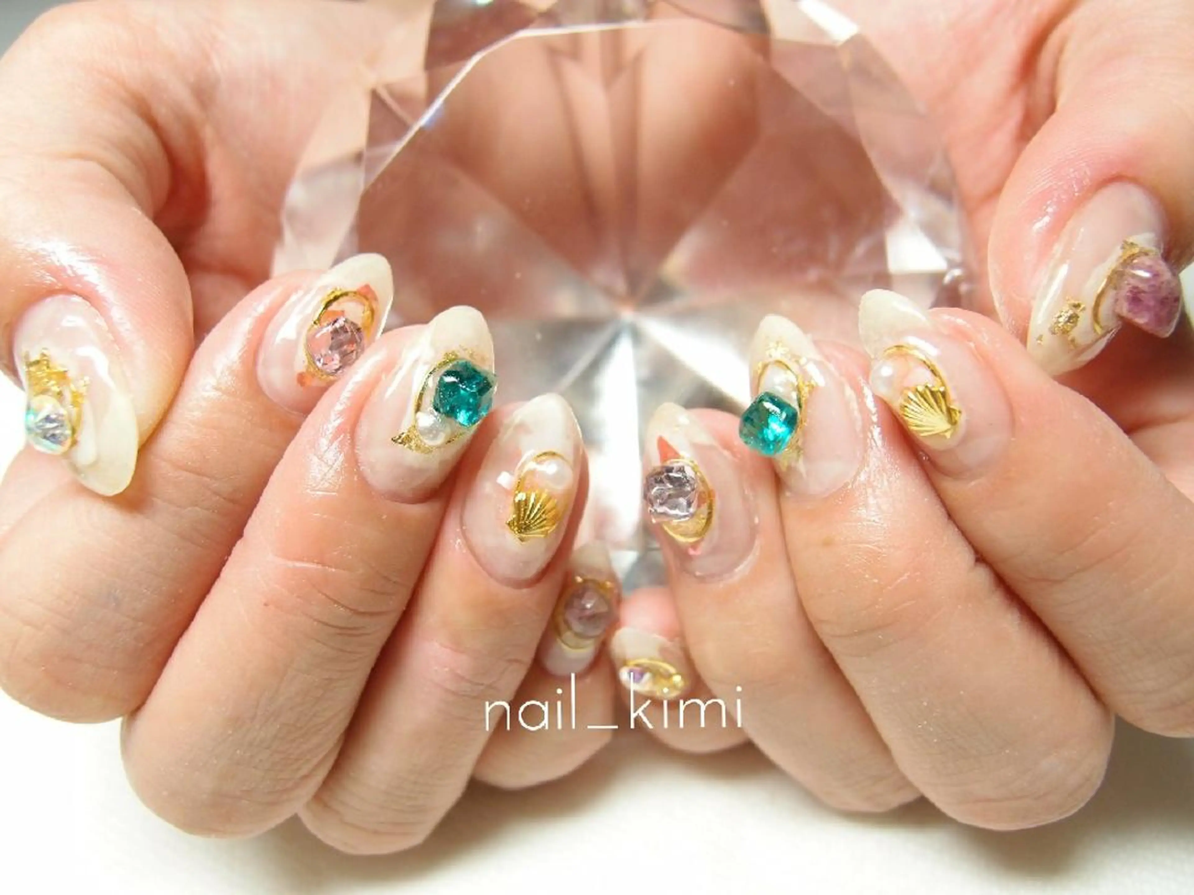 ネイル アートネイル 持ち込み ETHOSENSE. kimikaのネイルデザイン