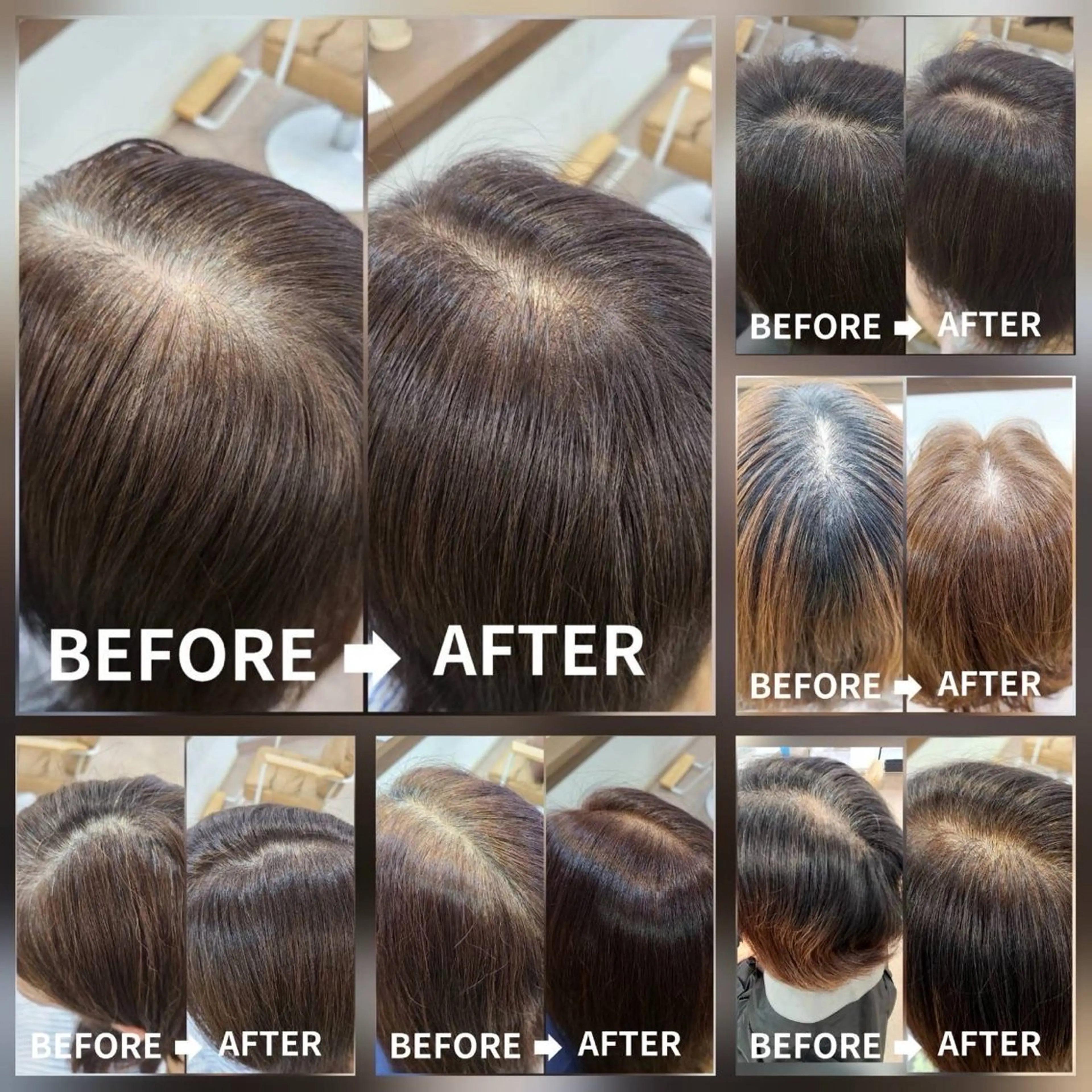 セミロング ノンジアミンカラー /白髪染め　あべのヘアスタイル