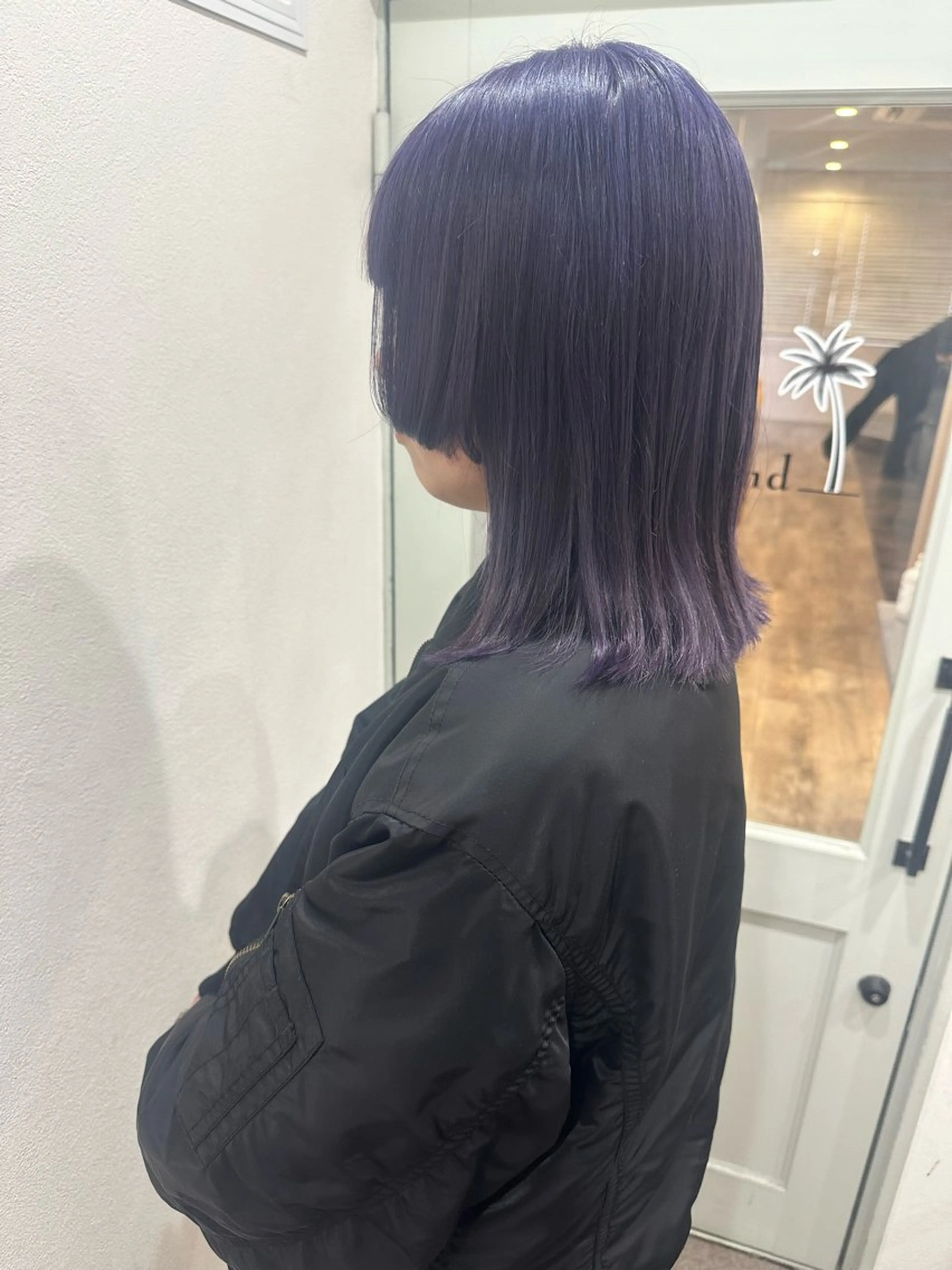 ミディアム カラー ラベンダーカラー ウルフカット カット ヘアカラー トリートメント 🤍2nd🤍田所 美希のヘアスタイル