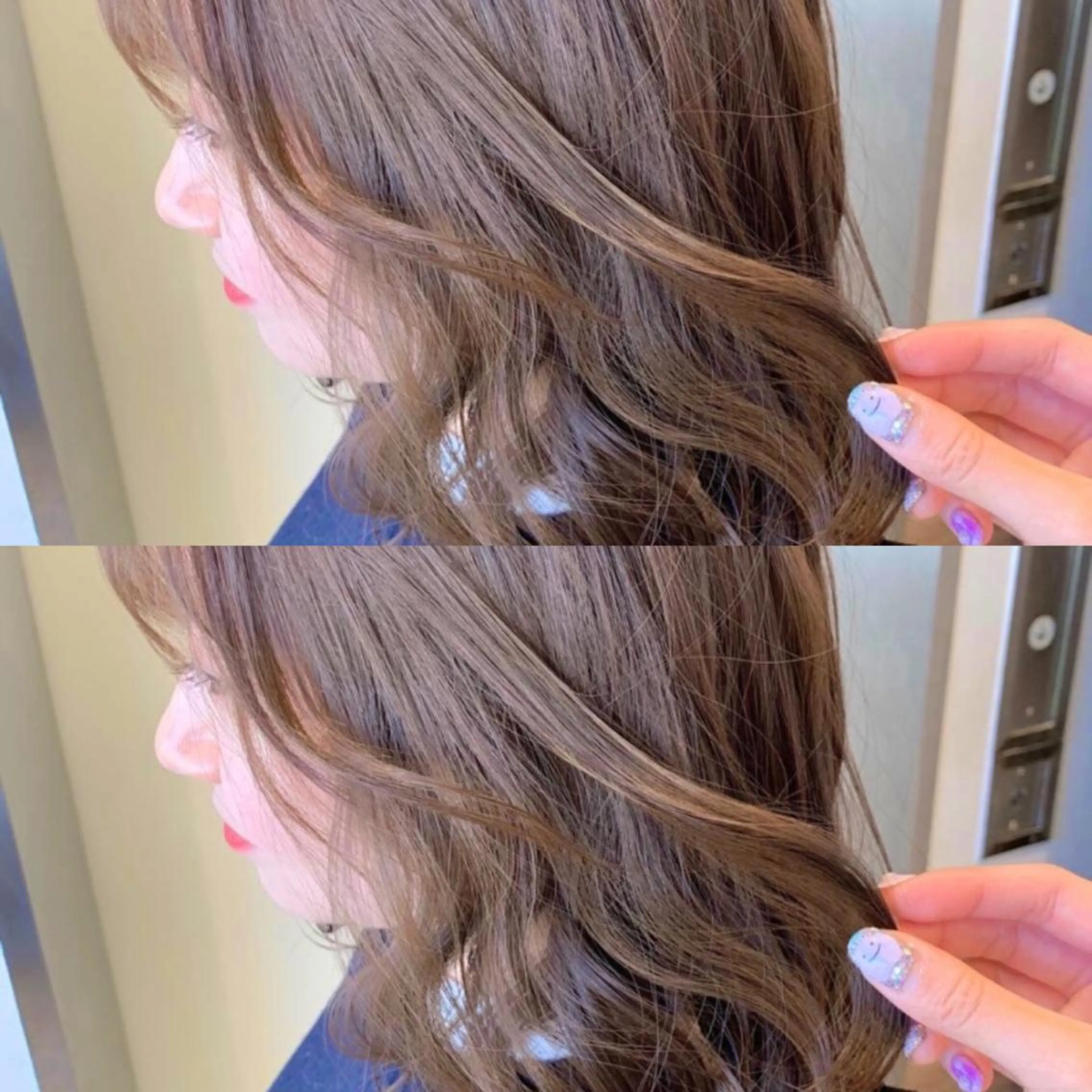 ロング カラー ヘアアレンジ ハイトーン特化 川井優汰のヘアスタイル
