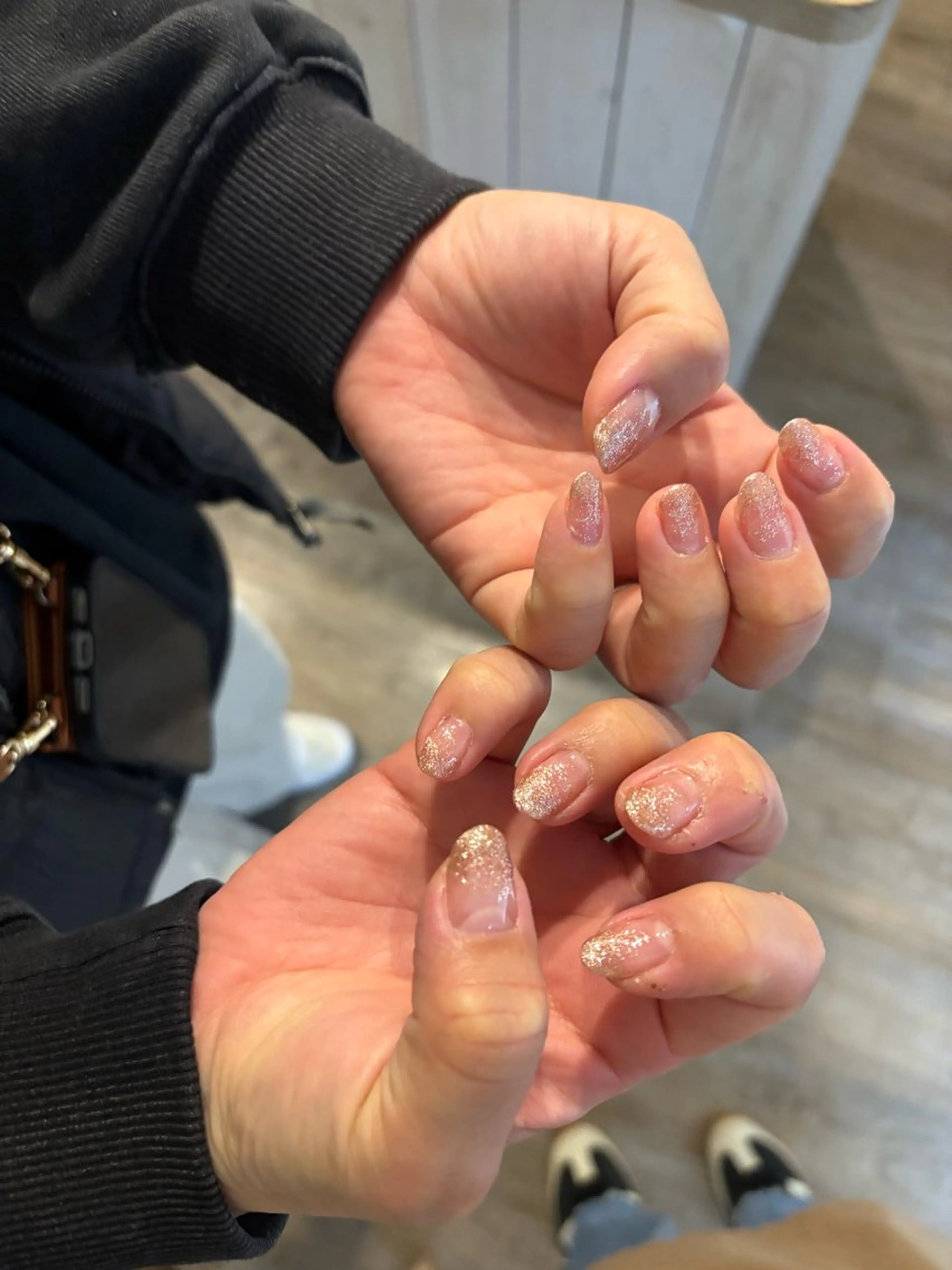 ネイル グラデーション ラメ(グリッター) ラメグラデーション Nail Salon List.所属・List. 藤村のネイルデザイン