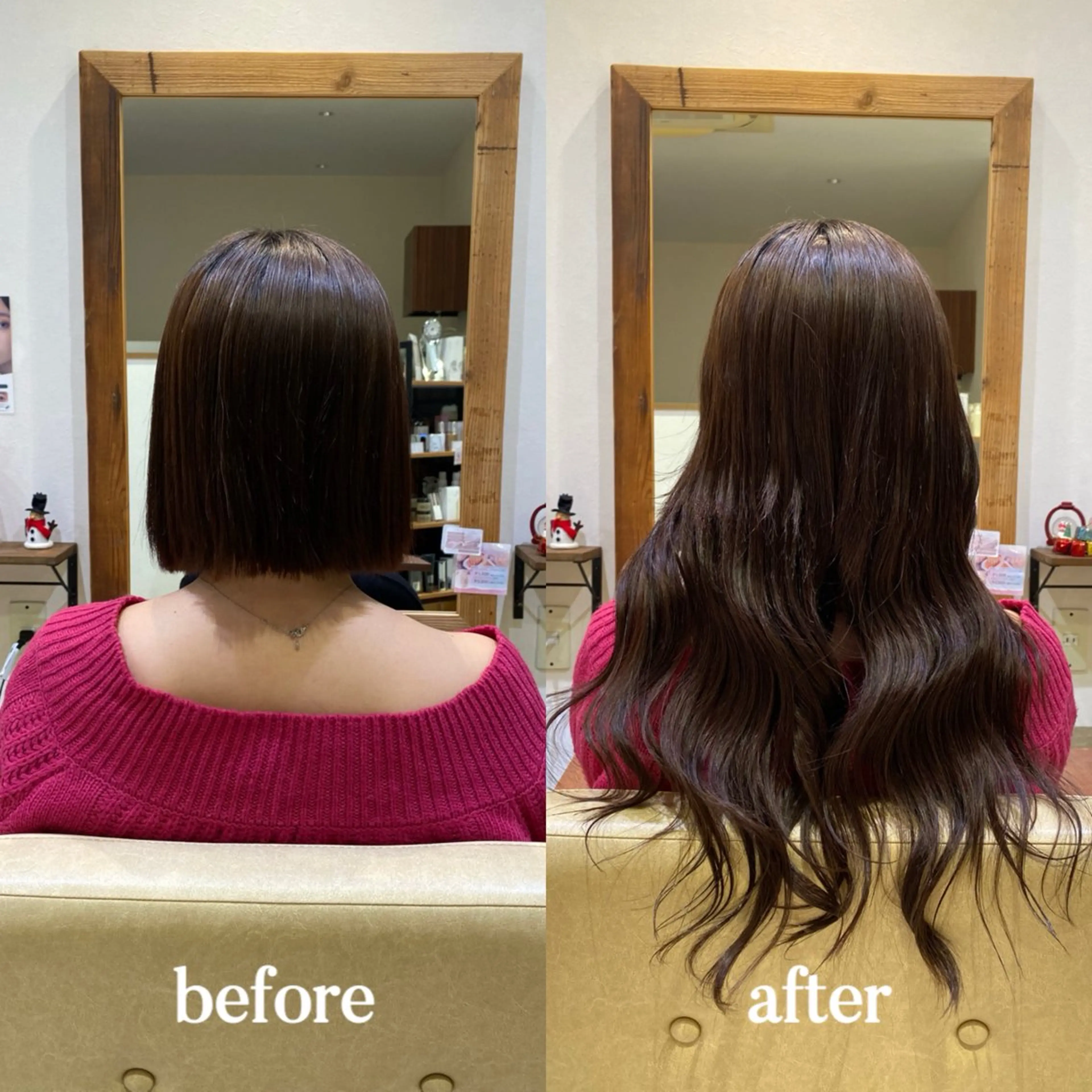 エクステ 𝐲𝐮𝐮𝐦𝐢 エクステ/ 艶カラーのヘアスタイル