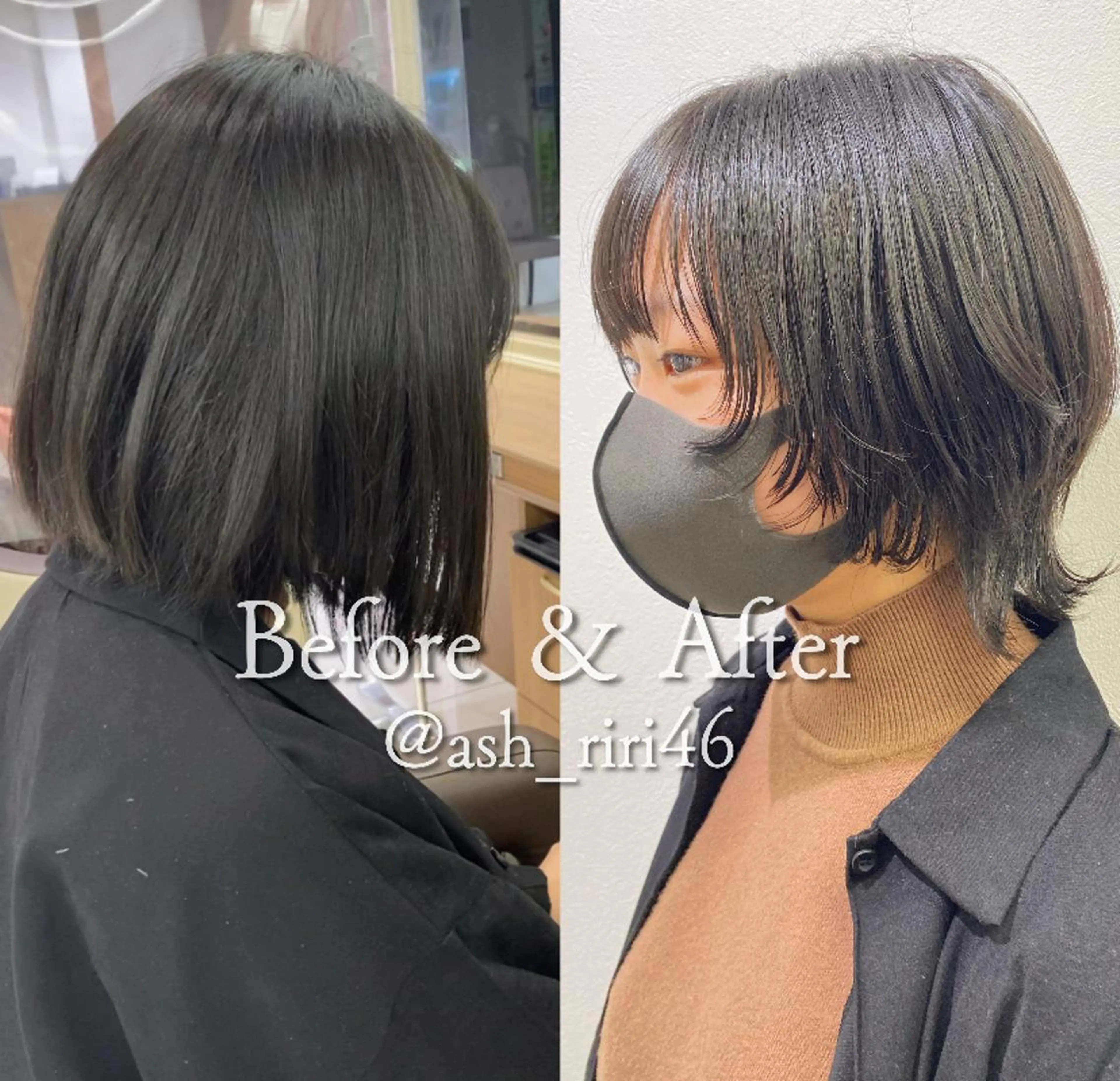 ショート ボブ ウルフカット カット 西山梨々【5/1〜 復帰致します🌼】のヘアスタイル