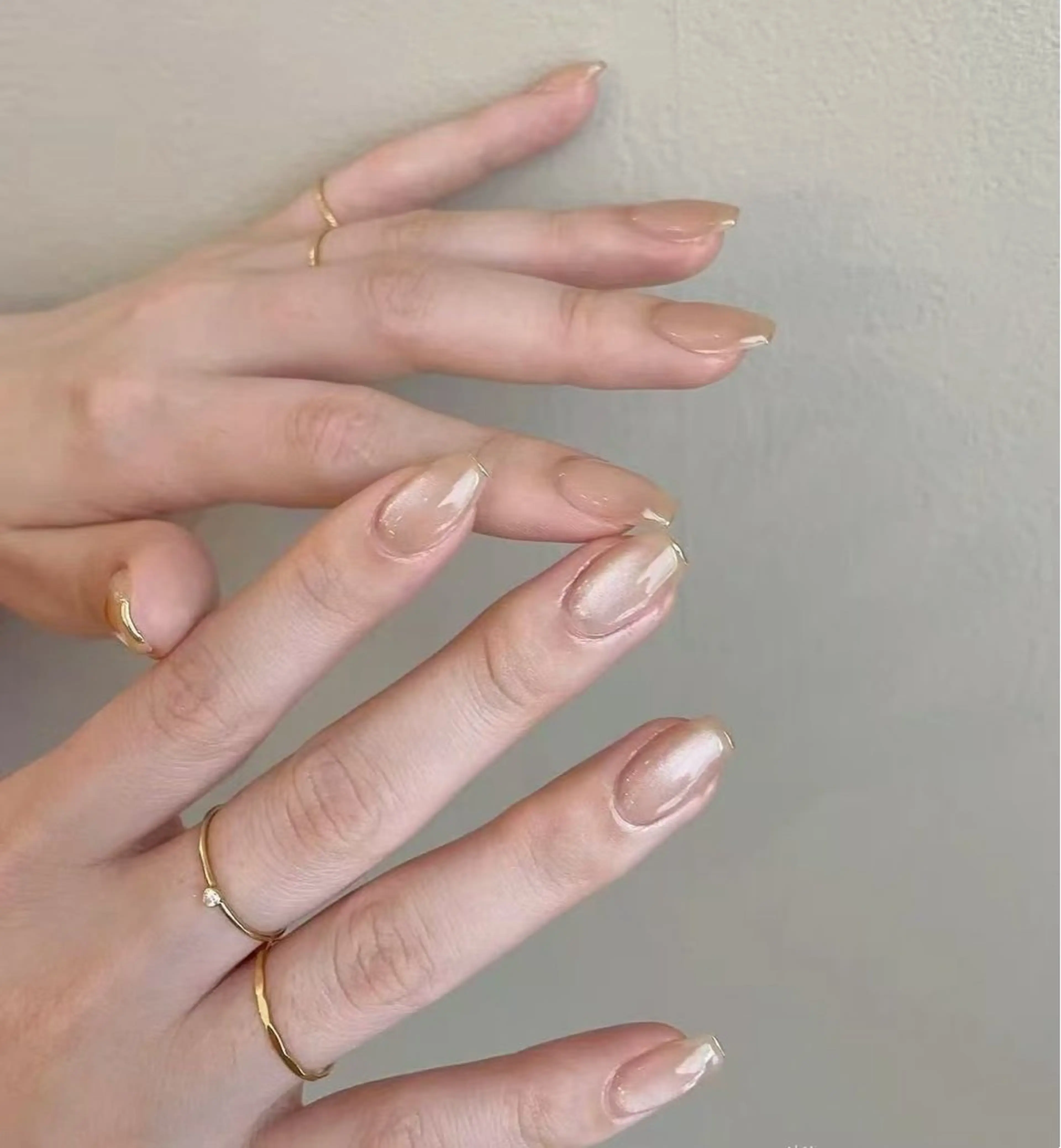 ネイル オーロラネイル フラワーネイル フットネイル フレンチネイル ジェルネイル ハンドネイル BabyYouMi nailのネイルデザイン