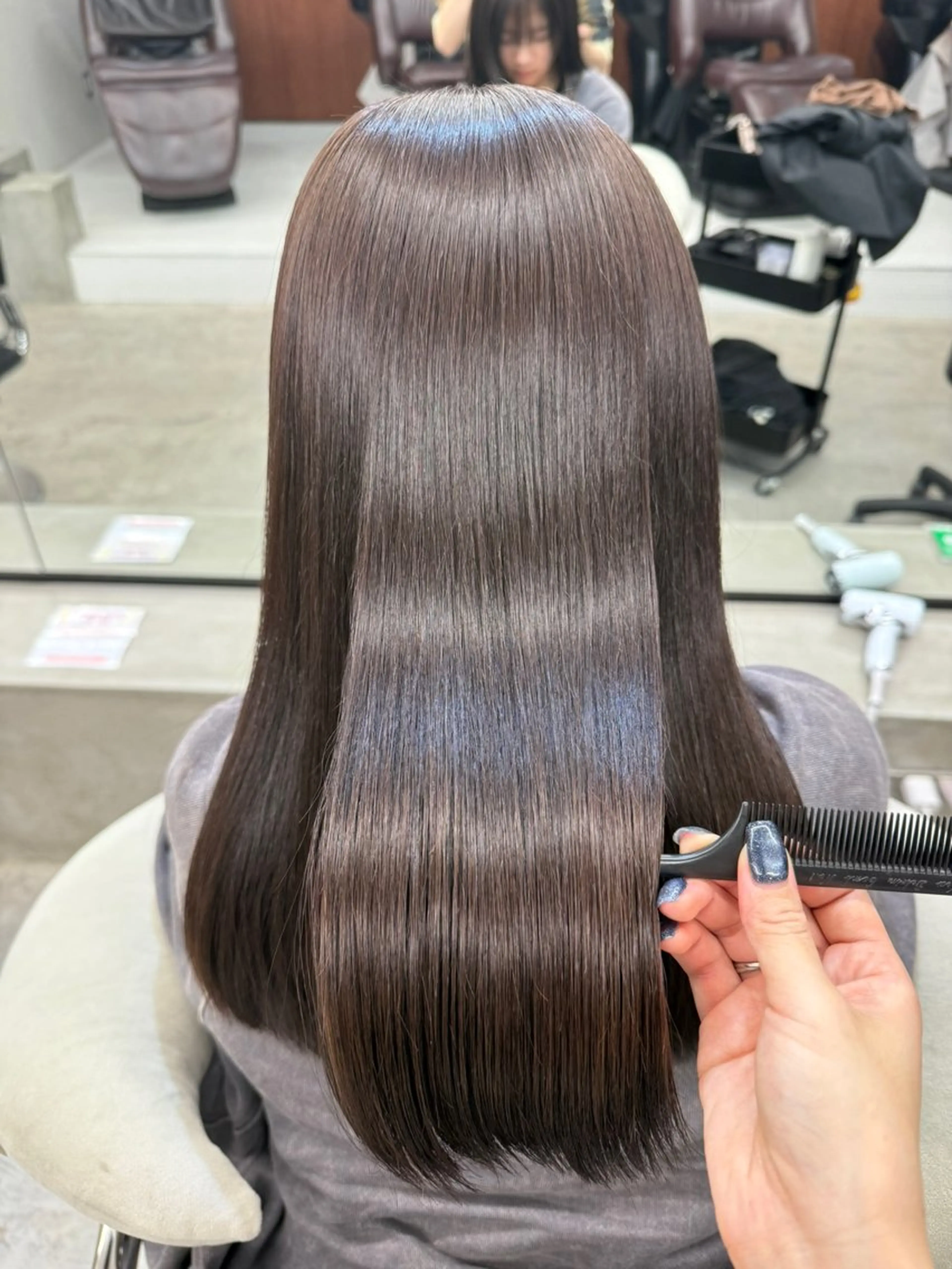 ロング カット ヘアカラー 🎀うる艶モテ髪🎀 透明感/ユナのヘアスタイル
