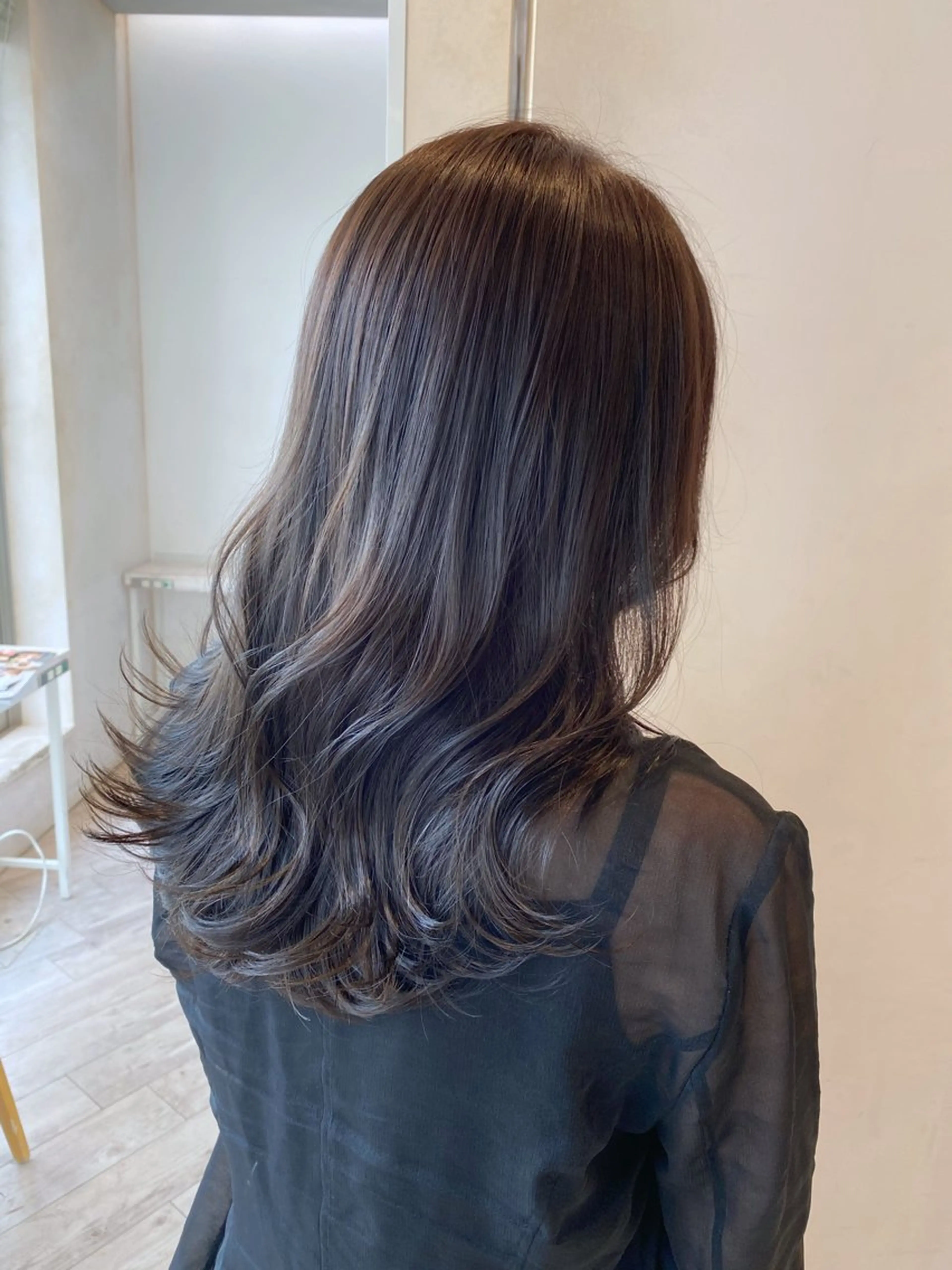 ロング カラー 新宿／透明感カラー/ 髪質改善/早野大空のヘアスタイル