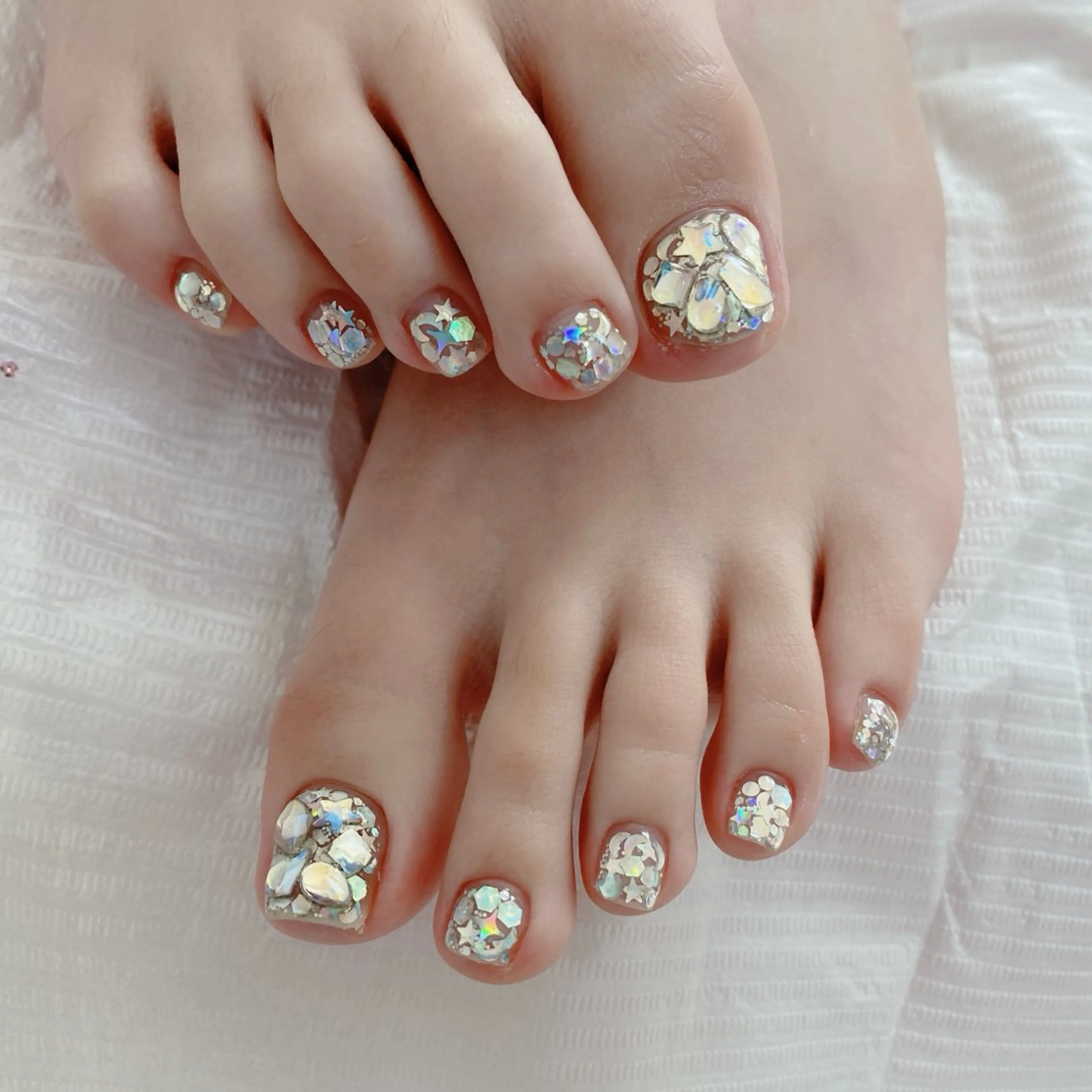 ネイル フットネイル UniqueNail 長さだし専門店のネイルデザイン