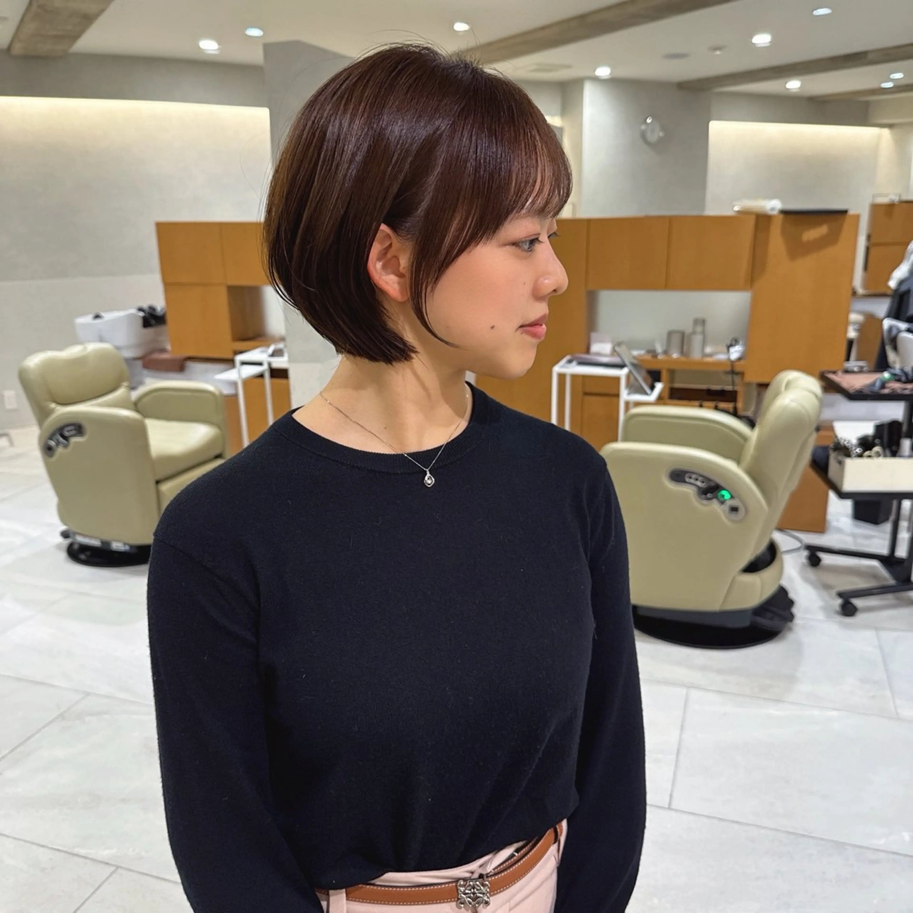 ショート カラー カット ヘアカラー トリートメント MISATO THIRD SHOPのヘアスタイル