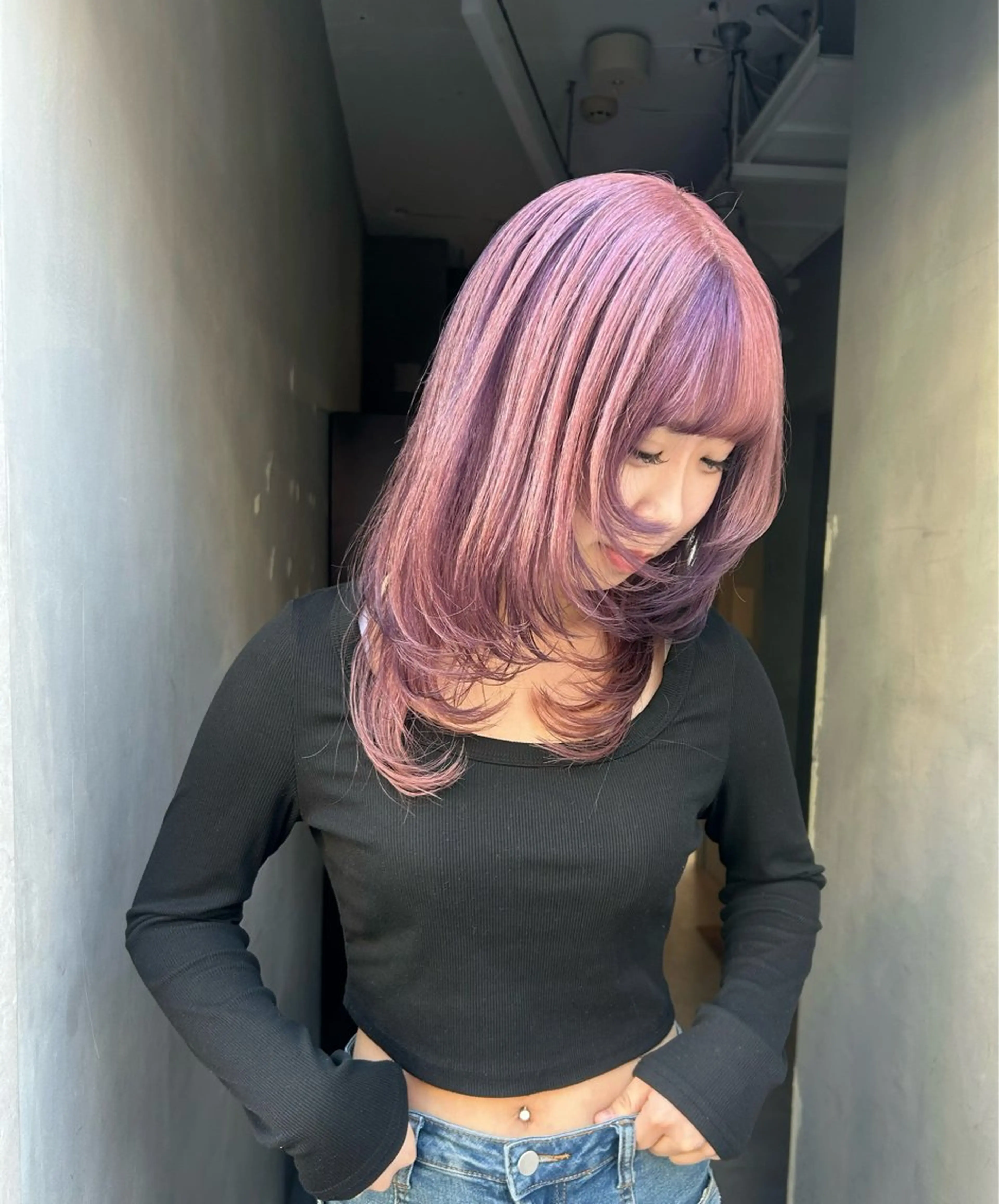 カラー デザインカラー ヘアカラー 🦋SATO🦋 / 似合わせカラー⟡.*のヘアスタイル