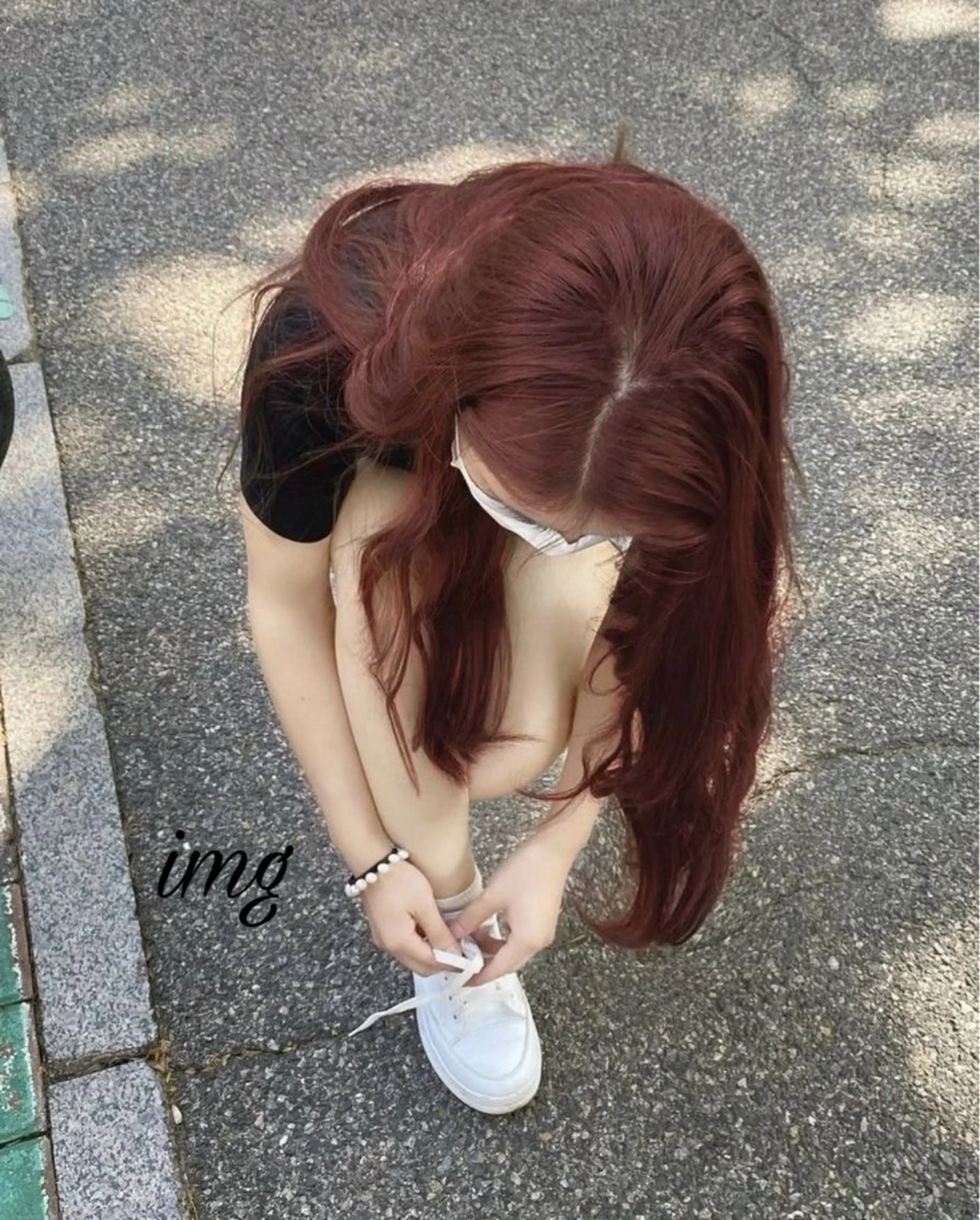 ロング カラー ブリーチ ダブルカラー ブリーチなしカラー asuka/似合わせ /レイヤー/暖色のヘアスタイル