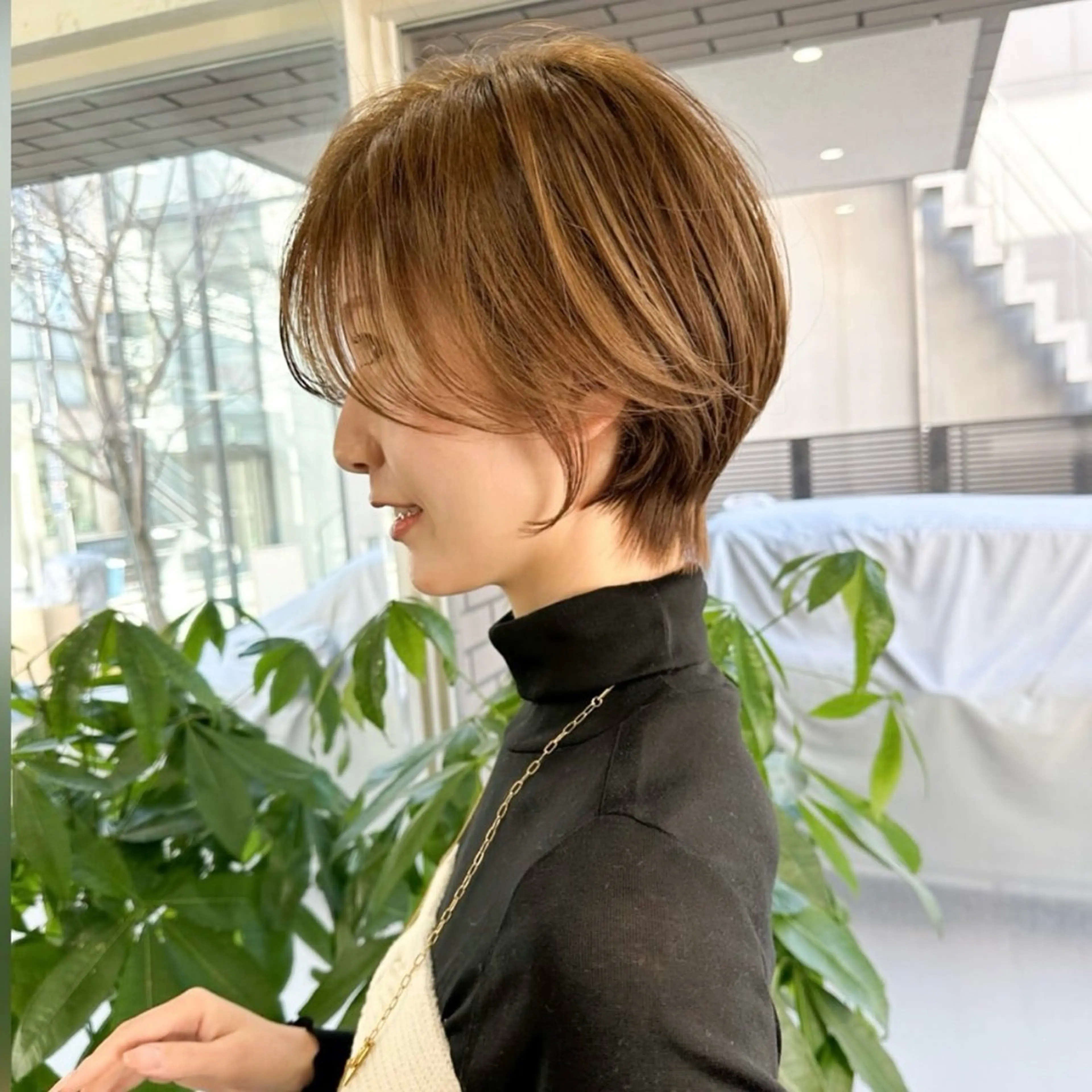 ショート 艶カラー/ヘアセット 着付け　ふうか　渋谷のヘアスタイル